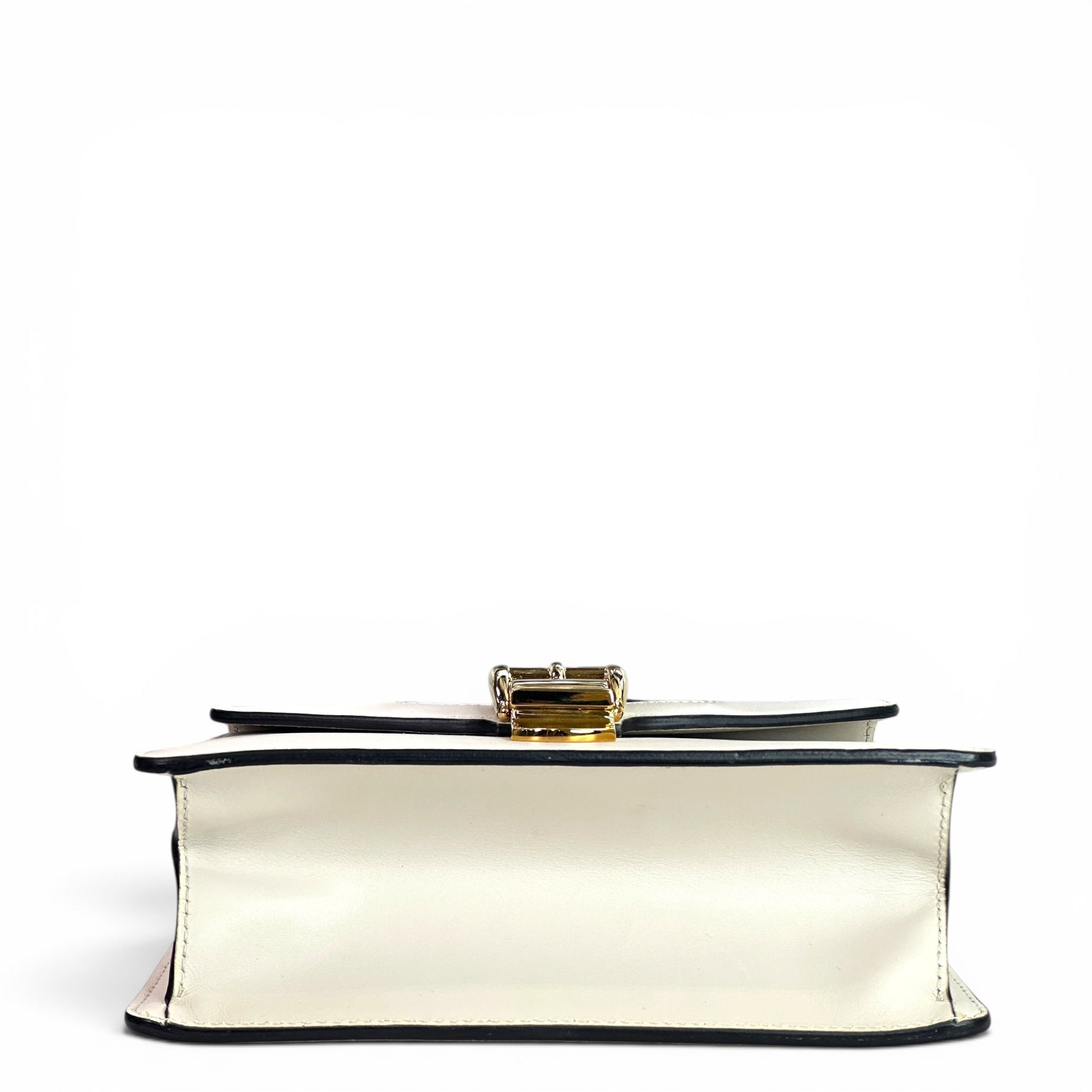 Gucci Sylvie White Leather Bag