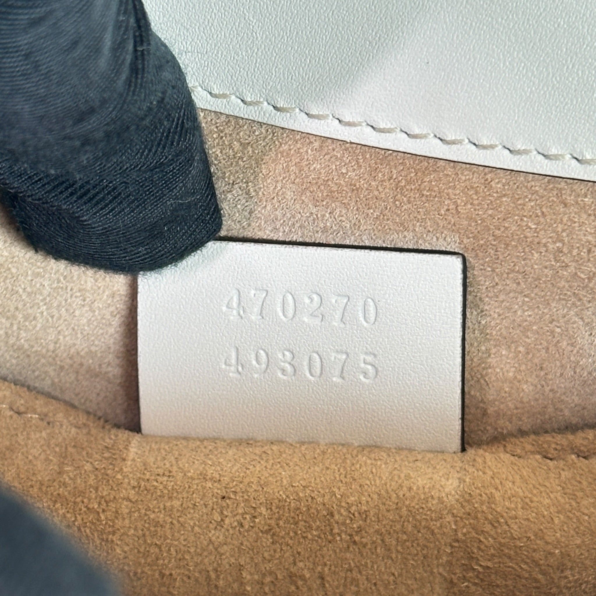 Gucci Sylvie White Leather Bag