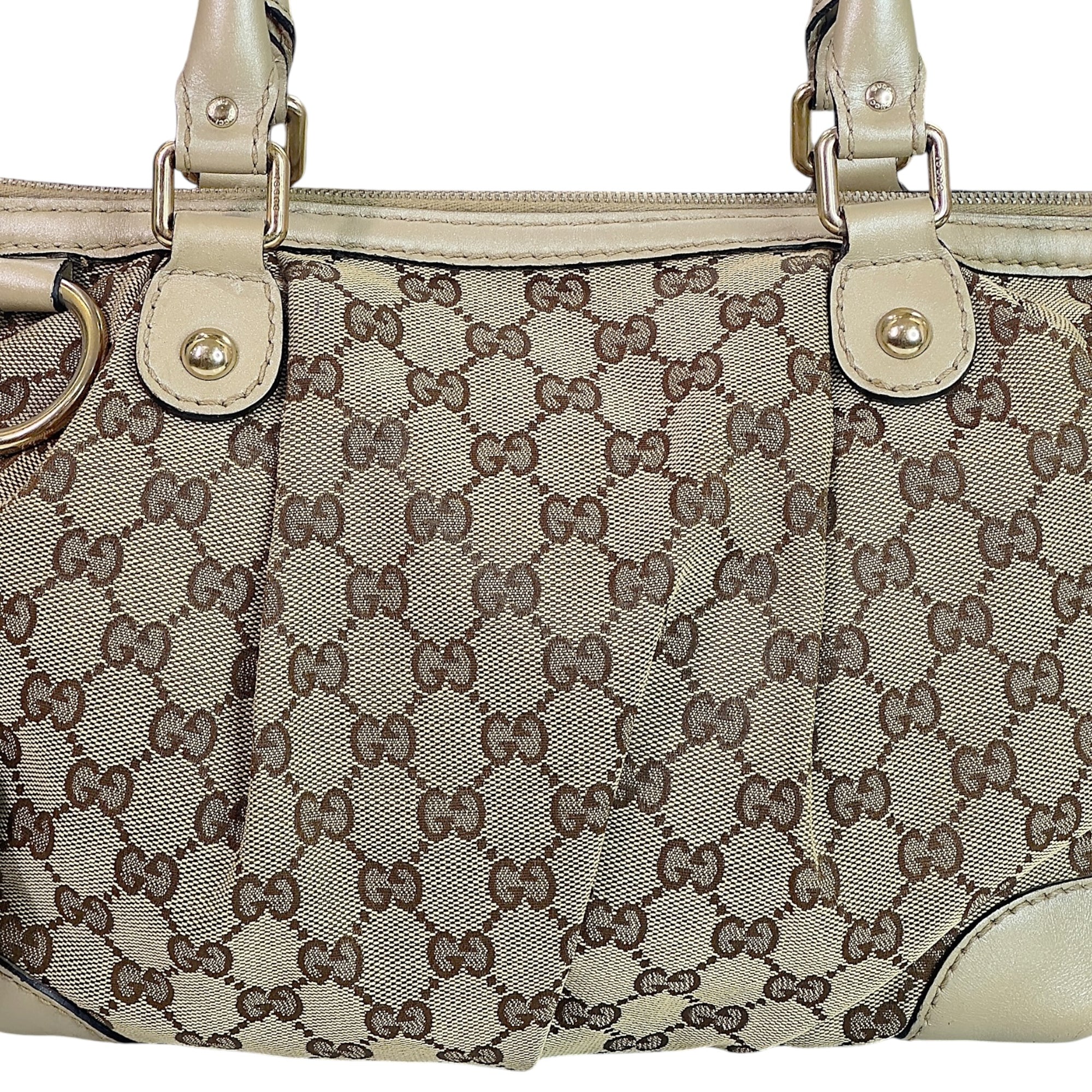 Gucci Sukey Gg Monogram Canvas Handbag
