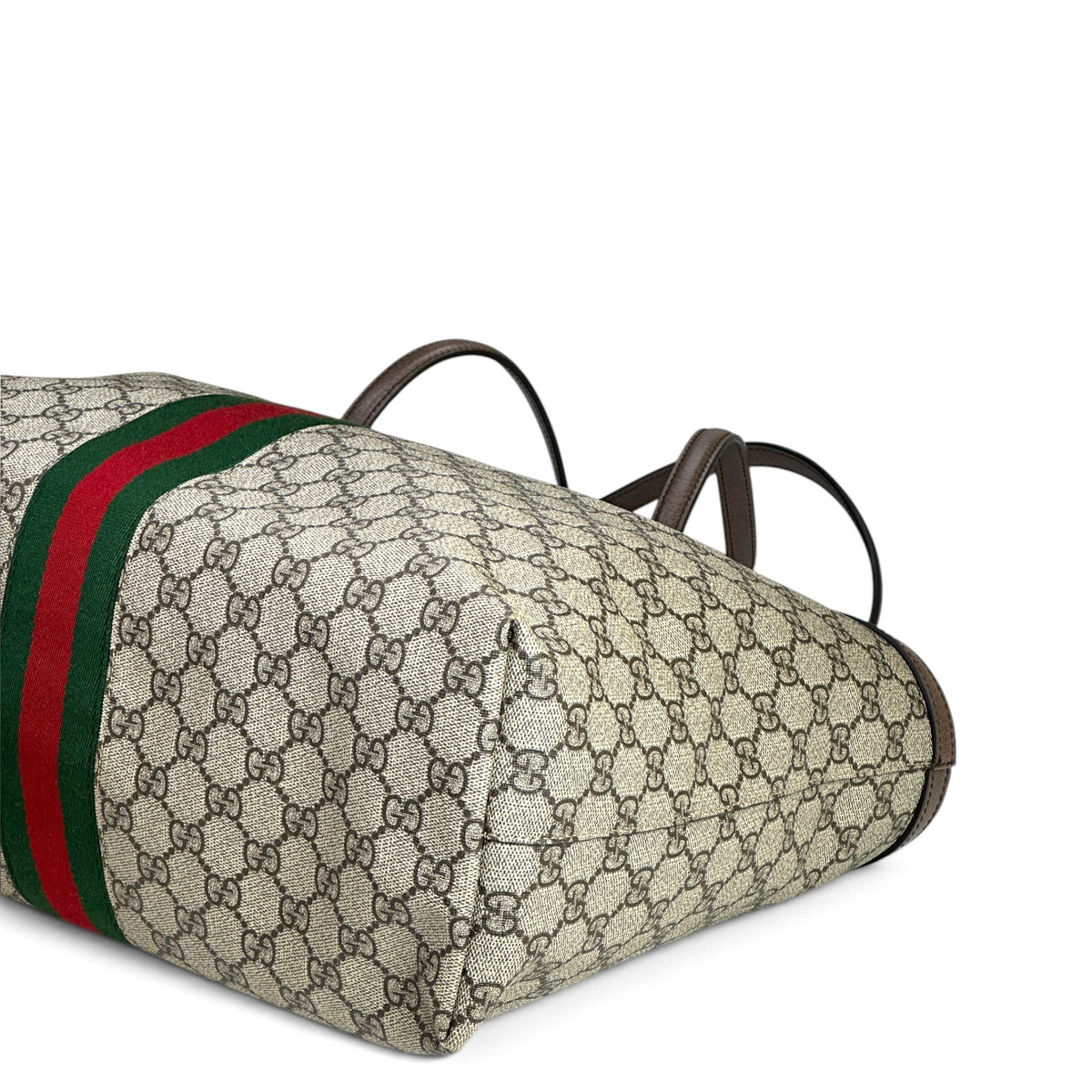 Gucci Ophedelia Medium Canvas Leather Tote Bag