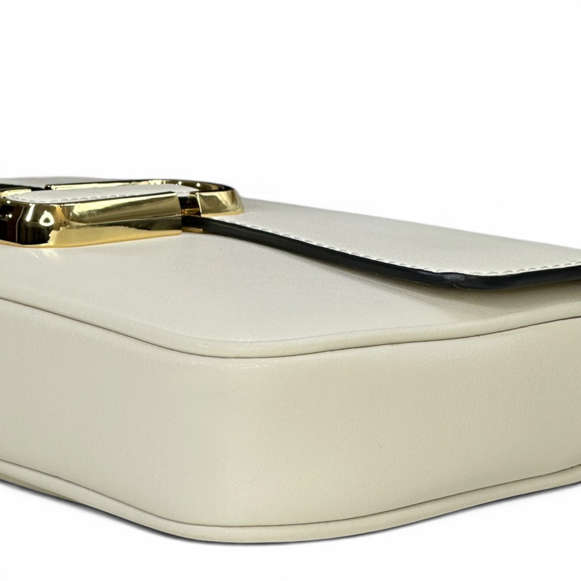 Marc Jacobs The J Marc White Leather Shoulder Bag