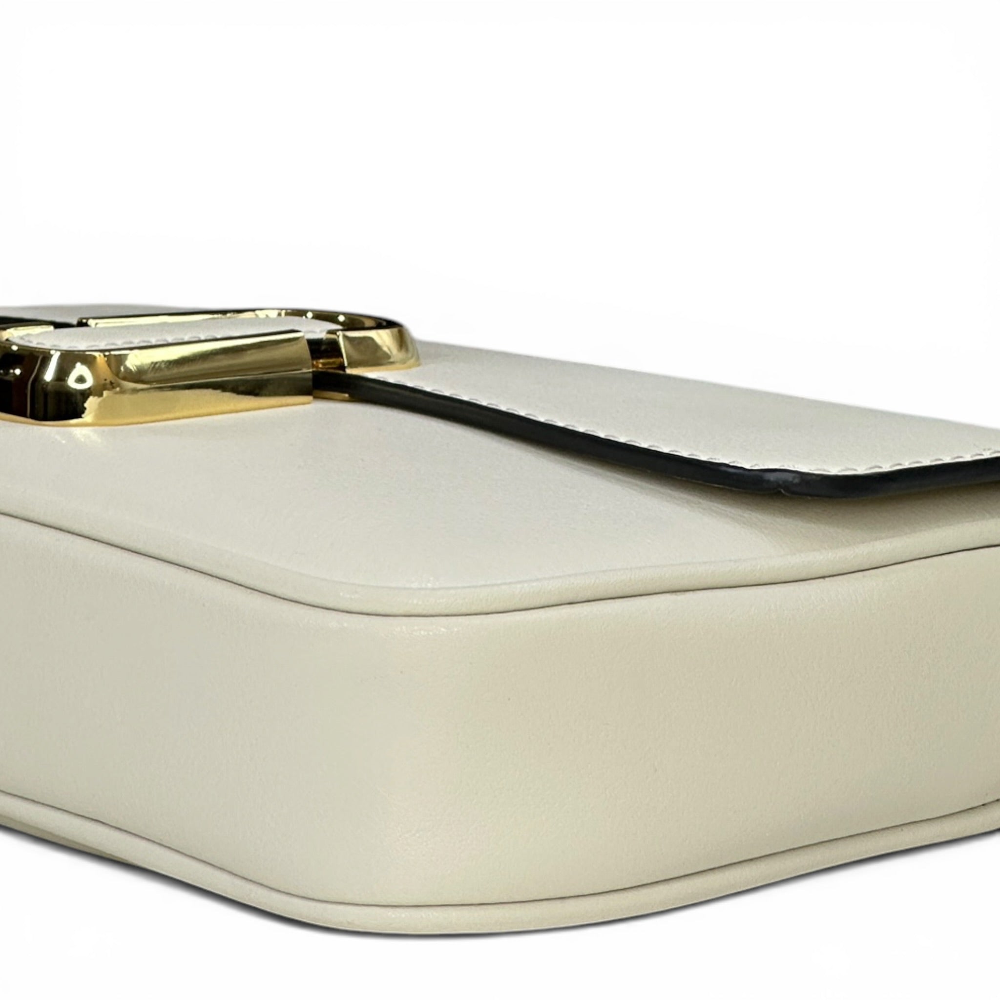 Marc Jacobs The J Marc White Leather Shoulder Bag