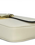 Marc Jacobs The J Marc White Leather Shoulder Bag