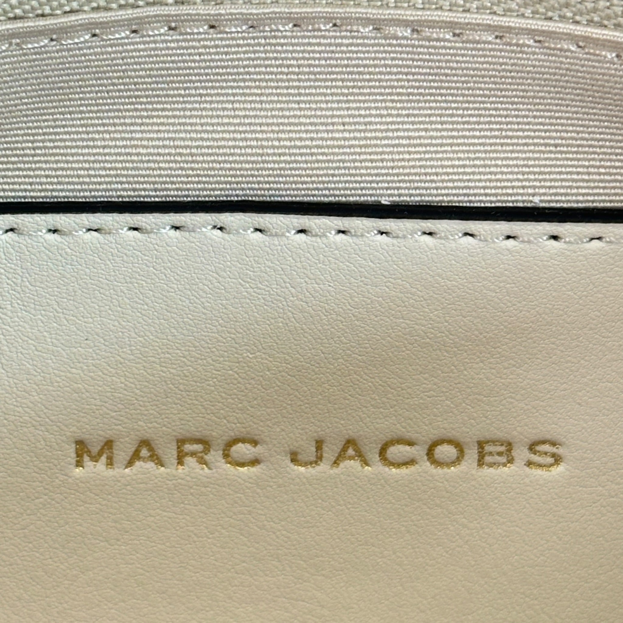 Marc Jacobs The J Marc White Leather Shoulder Bag