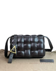 Bottega Veneta Padded Dark Brown Leather Cassette Bag