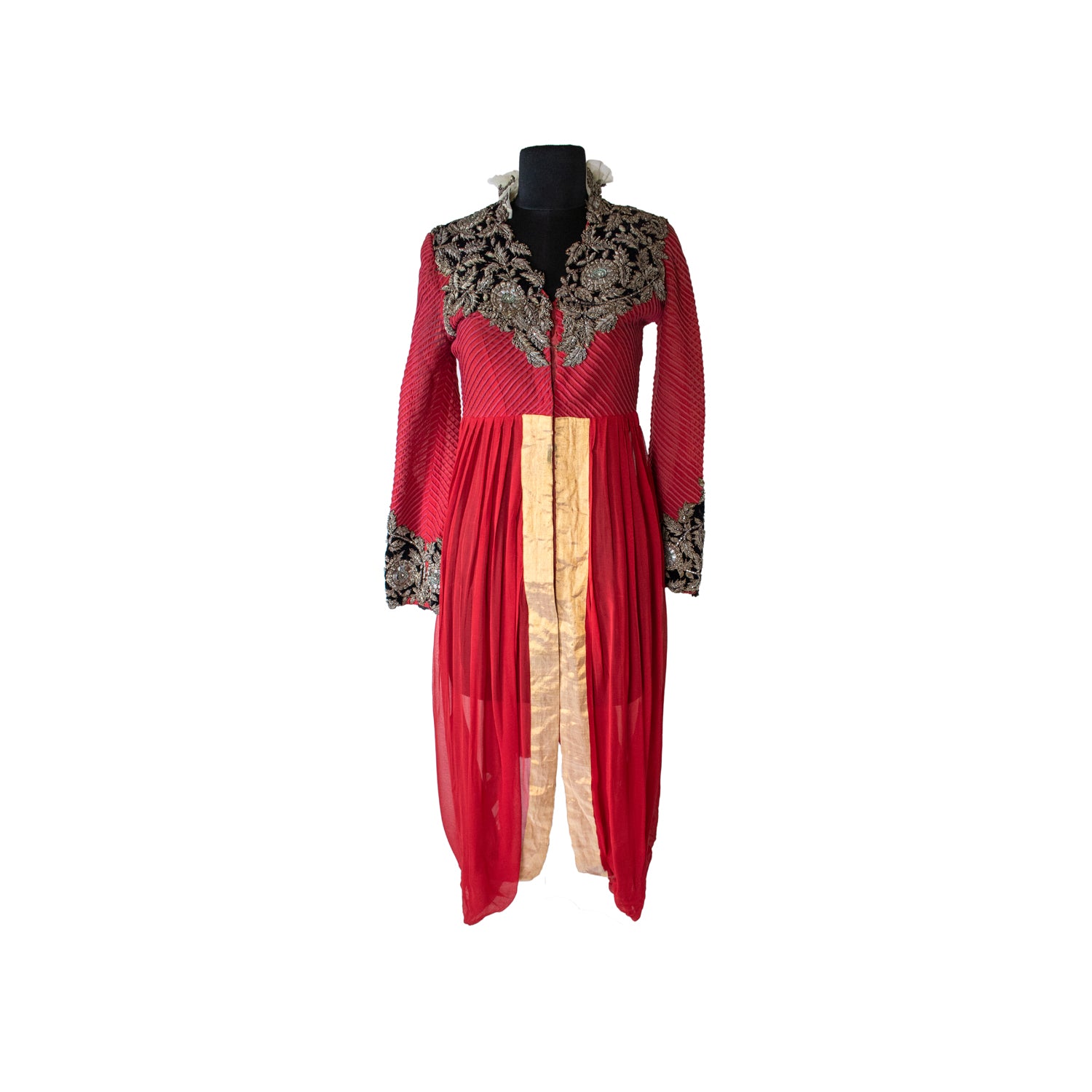 Anamika Khanna Red embellished kurta with pants