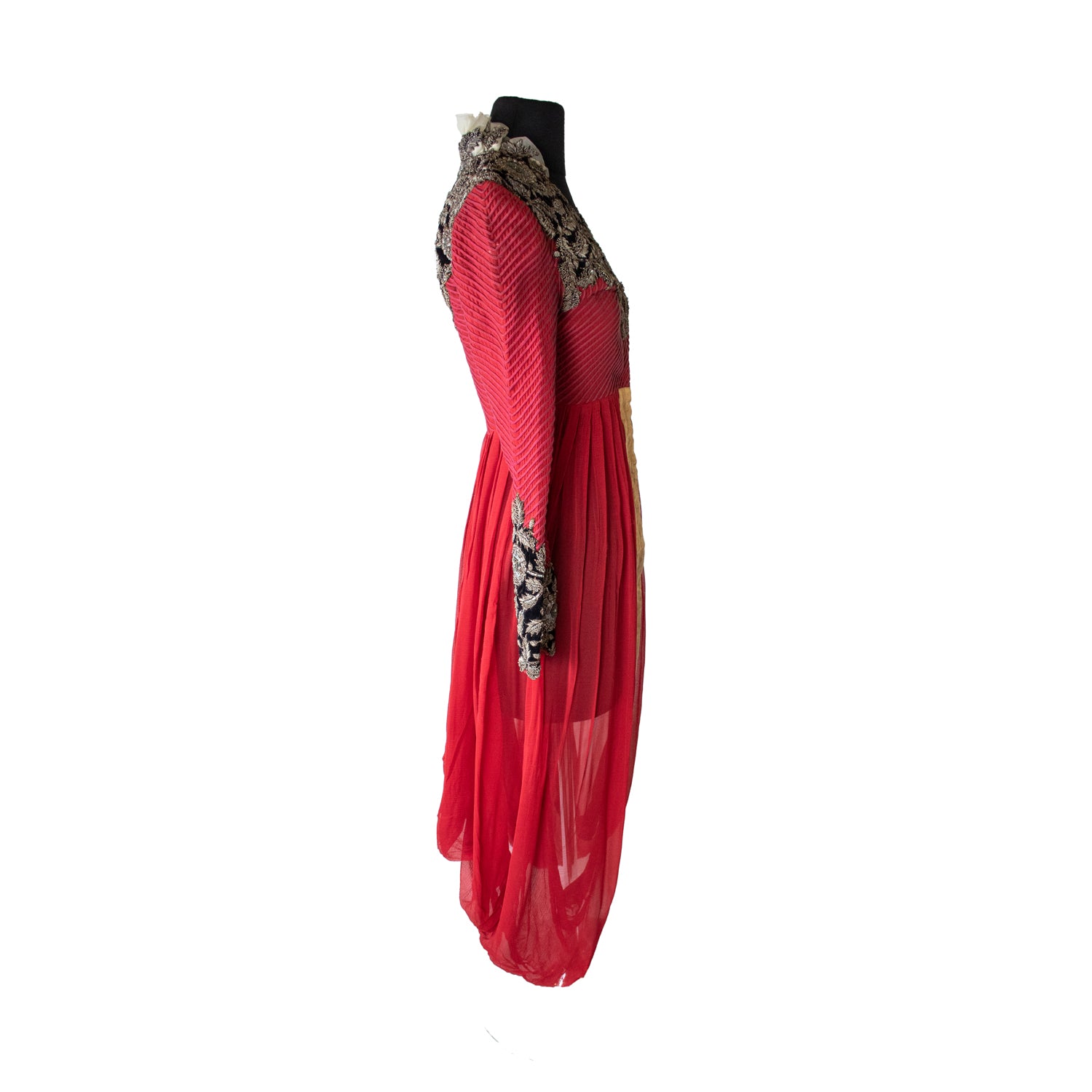 Anamika Khanna Red embellished kurta with pants