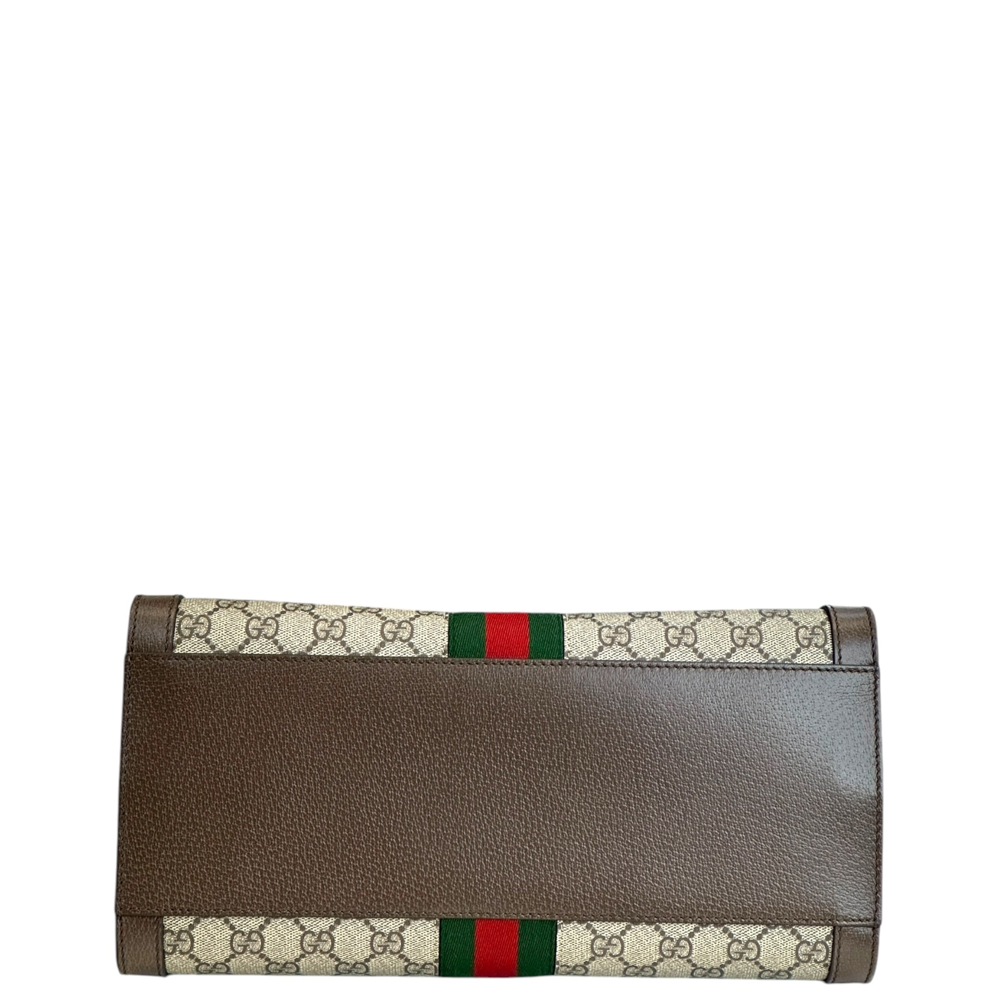 Gucci Ophidia GG Top Handle Bag Large Web Beige GG Supreme Canvas