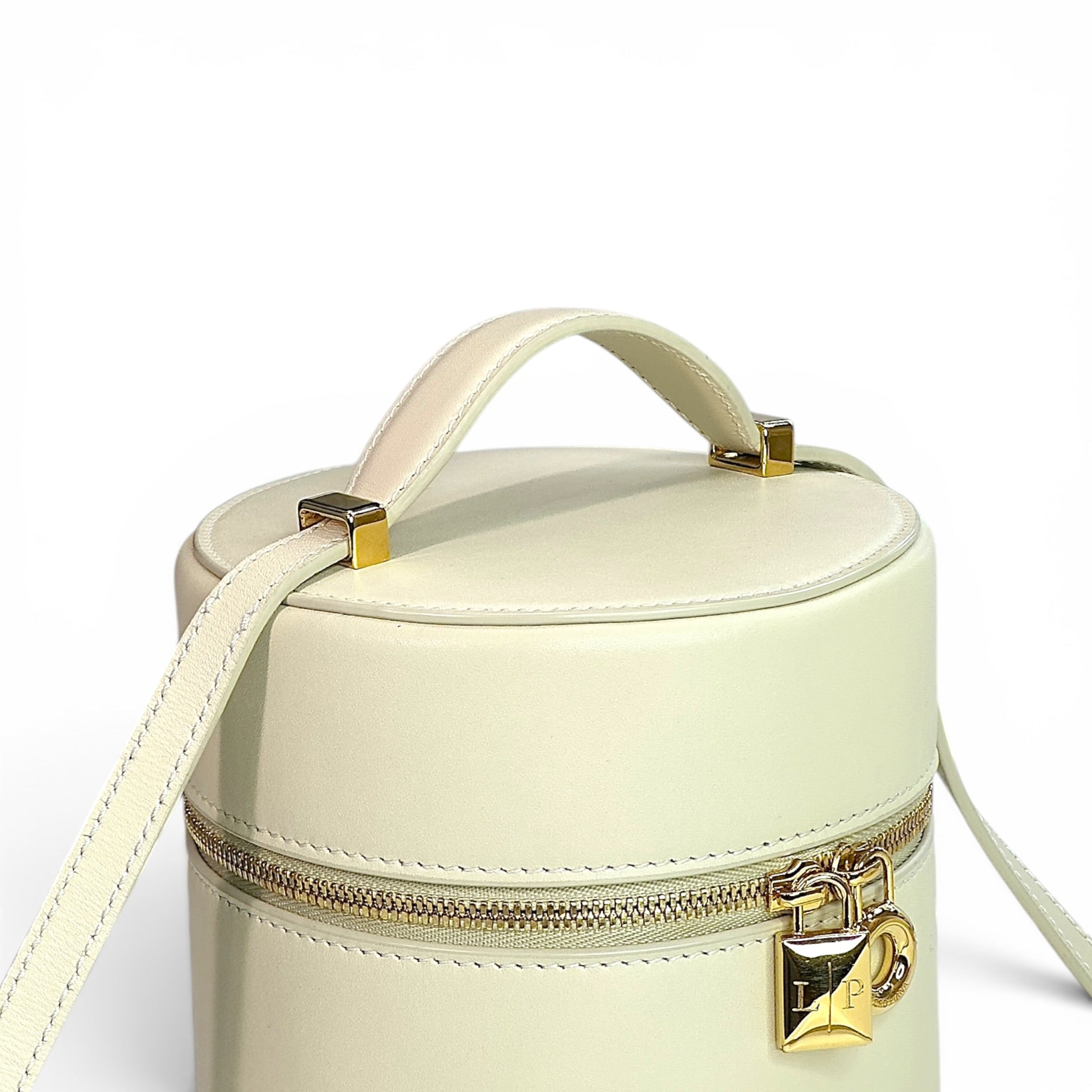 Loro Piana beige leather Extra Case bag