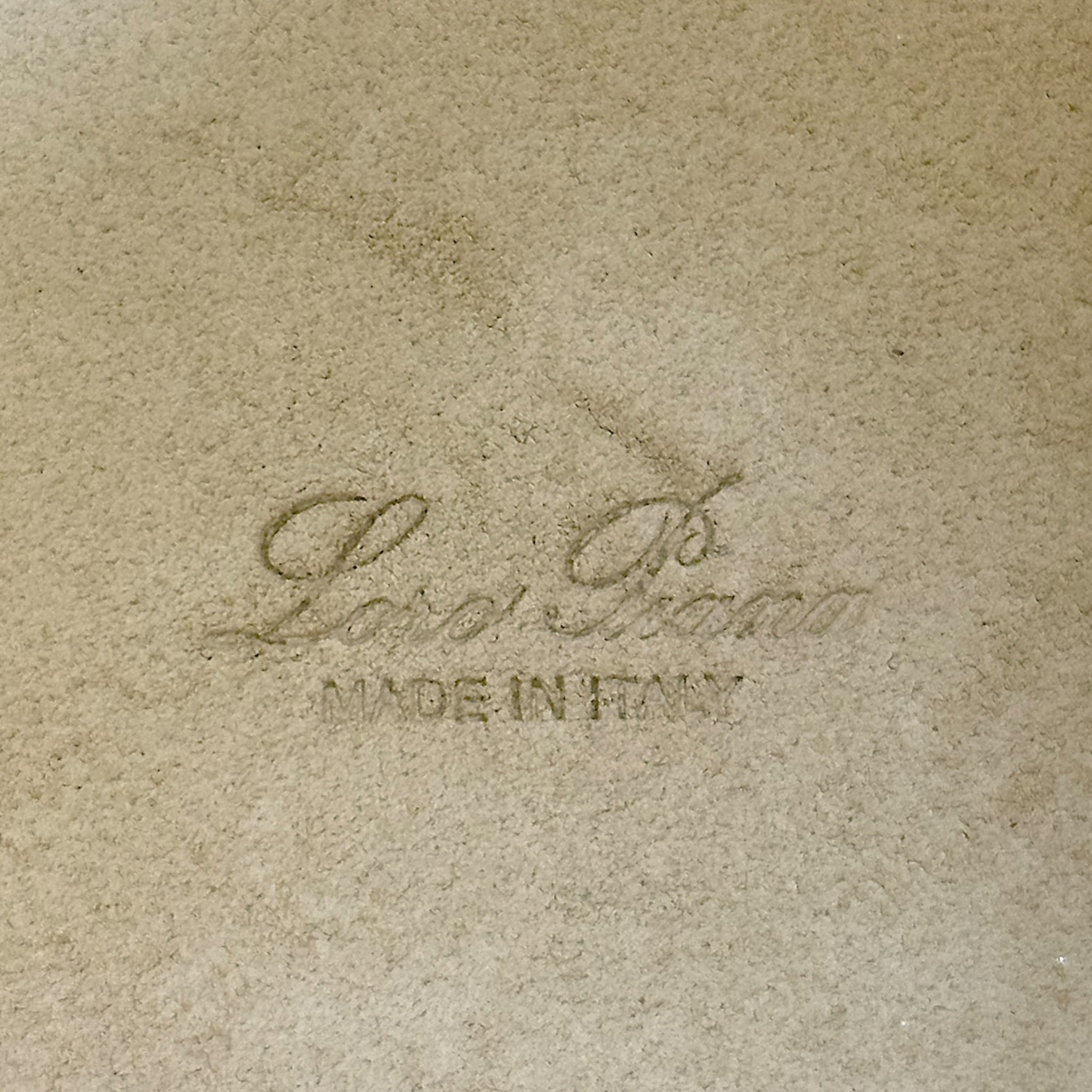 Loro Piana beige leather Extra Case bag