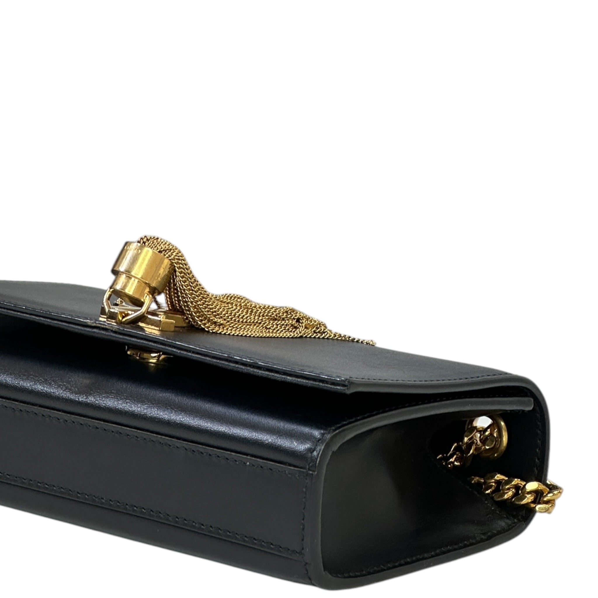 Saint Laurent Kate Tassel Bag Small Black Leather