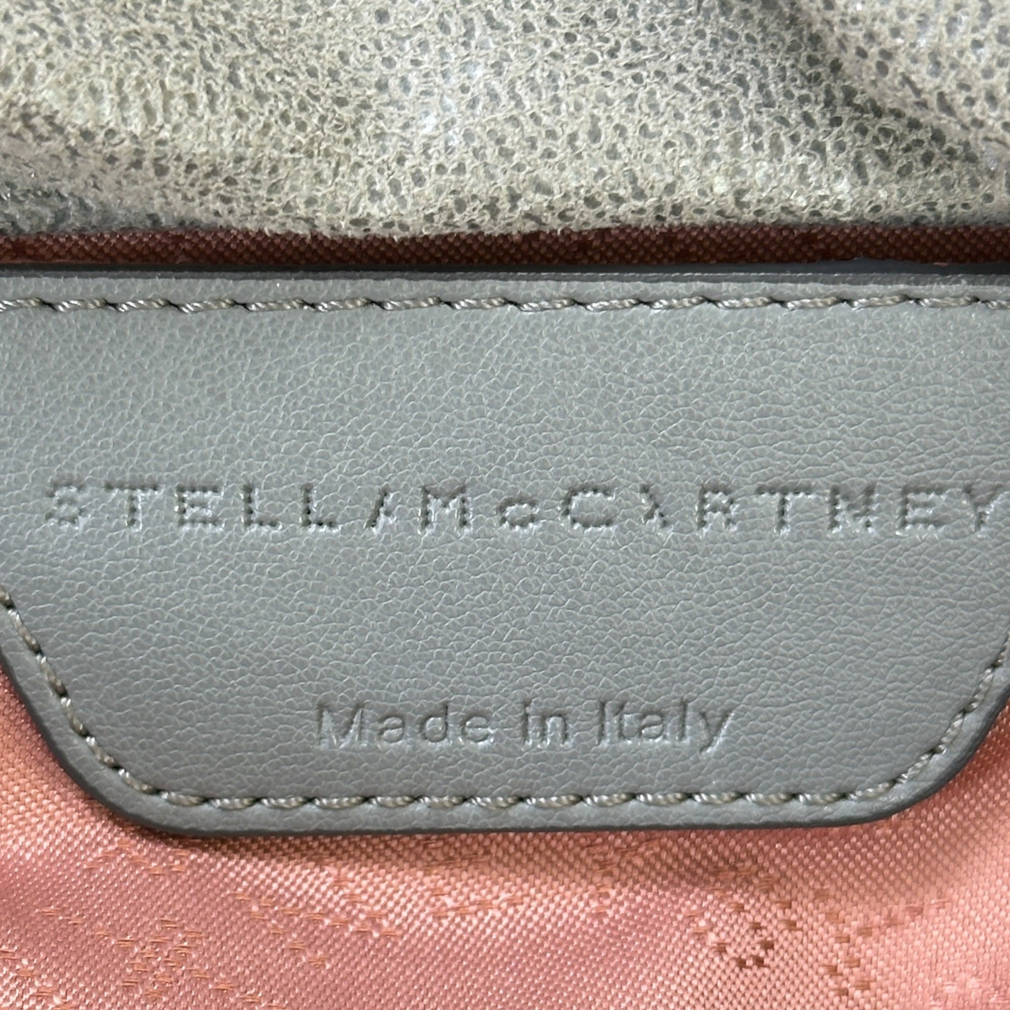 Stella McCartney Falabella Fold-Over Tote Small Light Grey