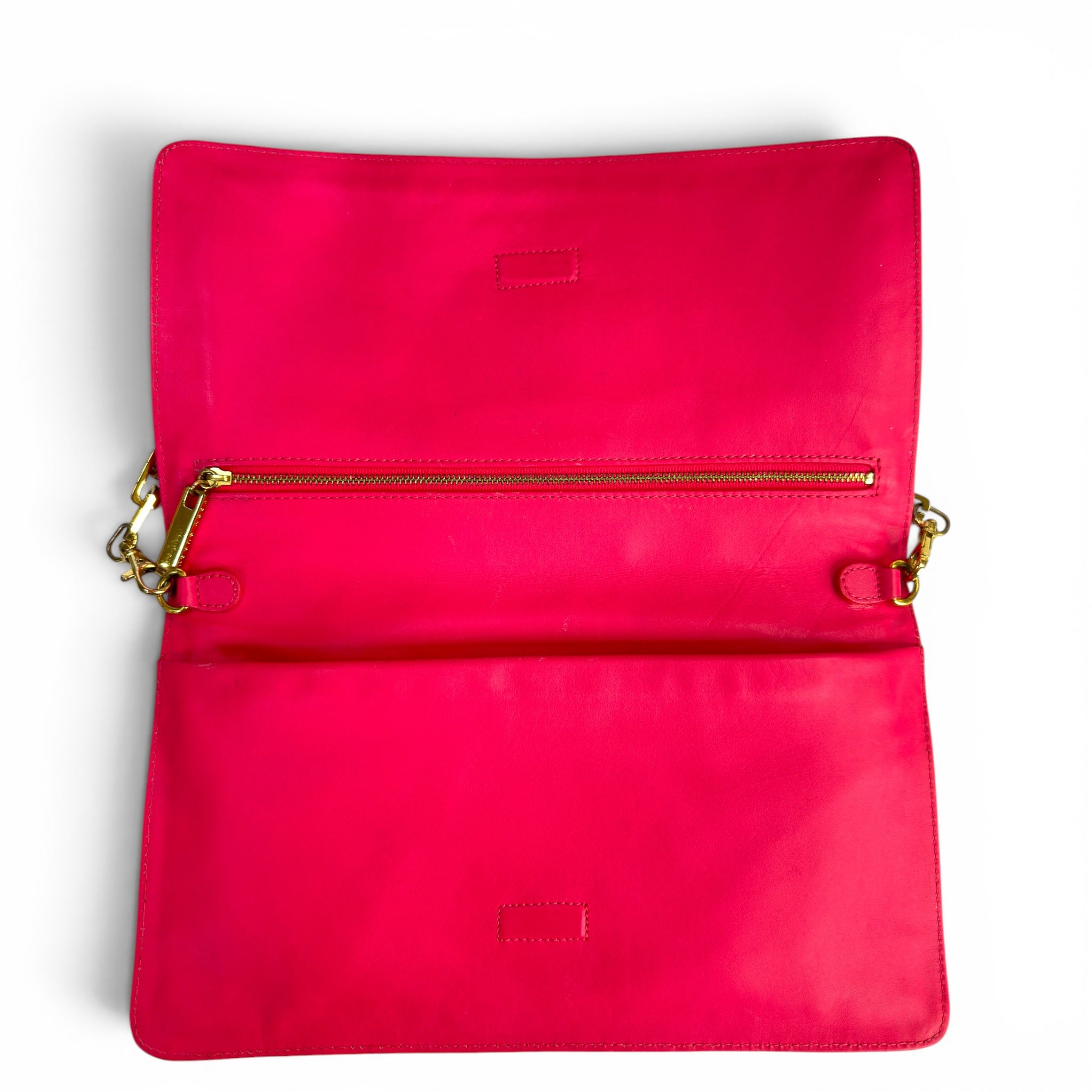Tory Burch Straw Saddle Reva Clutch