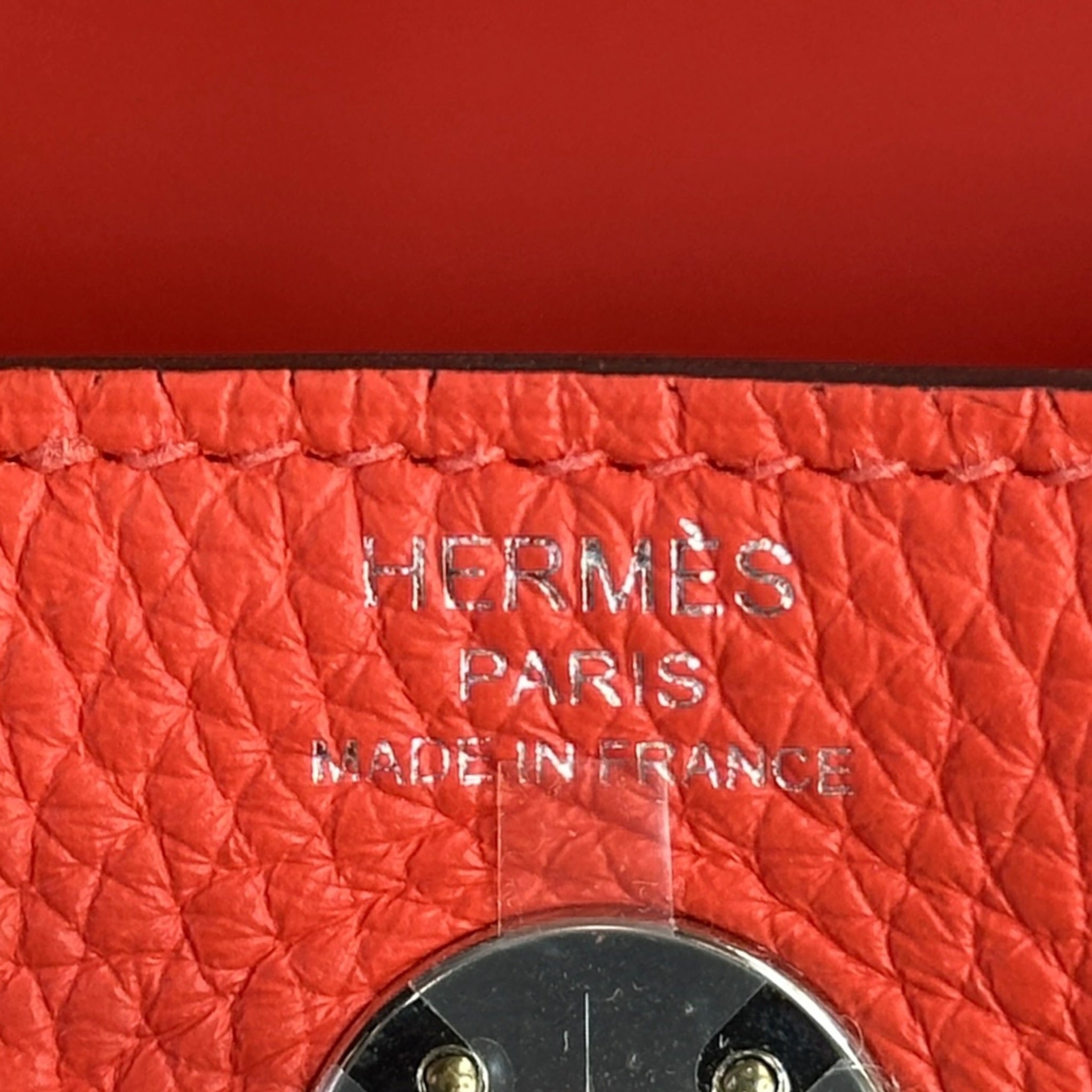 Hermès Lindy Mini Orange Field Taurillon Clemence PHW
