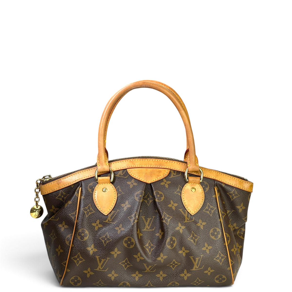 Louis Vuitton tivoli pm medium brown leather bag