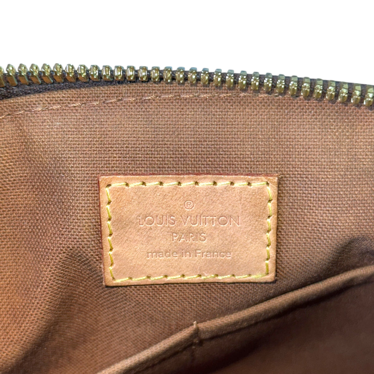 Louis Vuitton tivoli pm medium brown leather bag