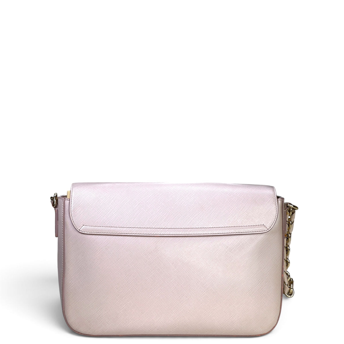 Salvatore Ferrgamo flap beige leather crossbody bag