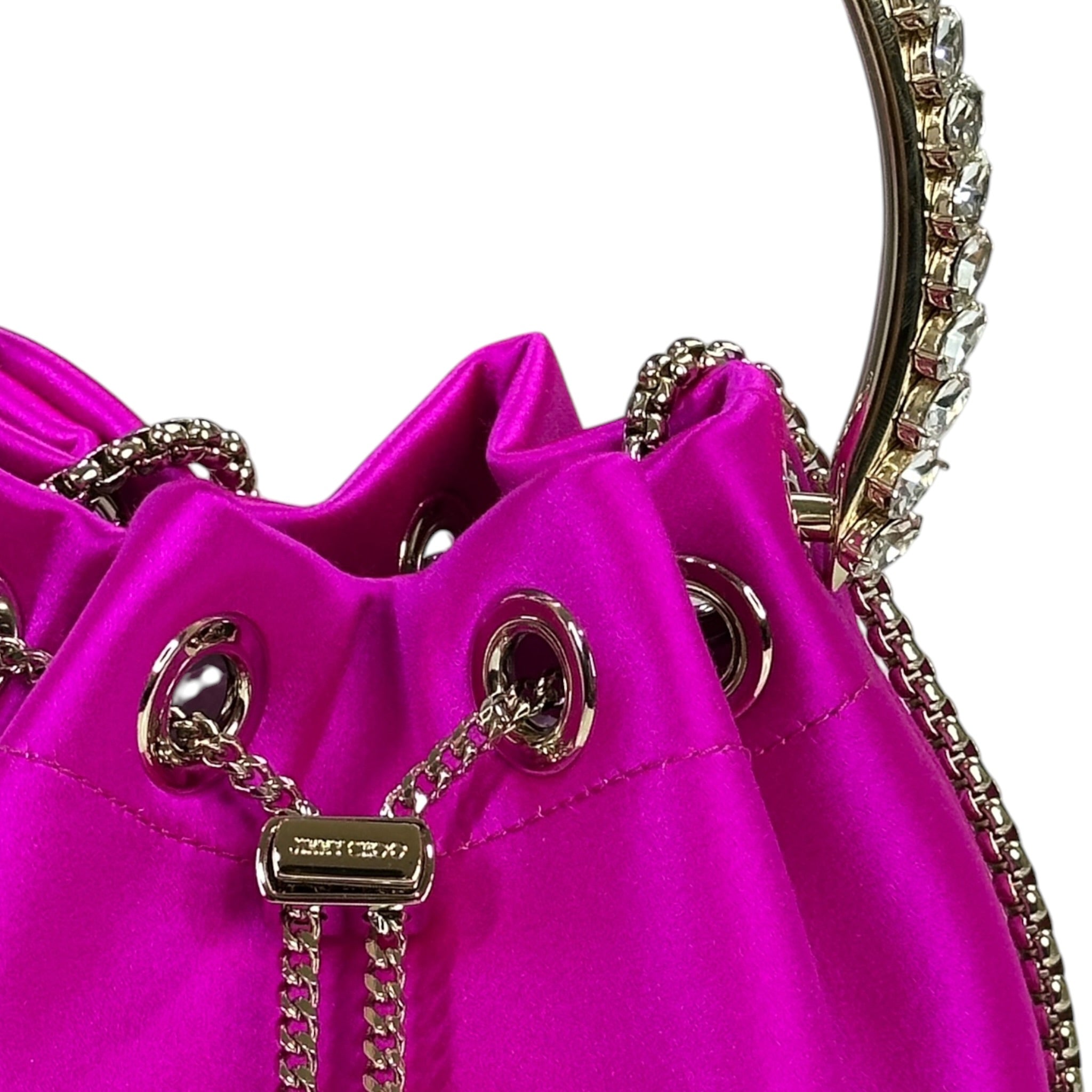 Buy Jimmy Choo Silver Leather Lockett City Shoulder Bag Online