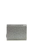 Jimmy Choo Candy Clutch Bag Acrylic Silver Glitter