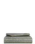 Jimmy Choo Candy Clutch Bag Acrylic Silver Glitter