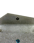 Jimmy Choo Candy Clutch Bag Acrylic Silver Glitter