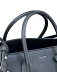 Saint Laurent Sac De Jour Large Black Grained Leather