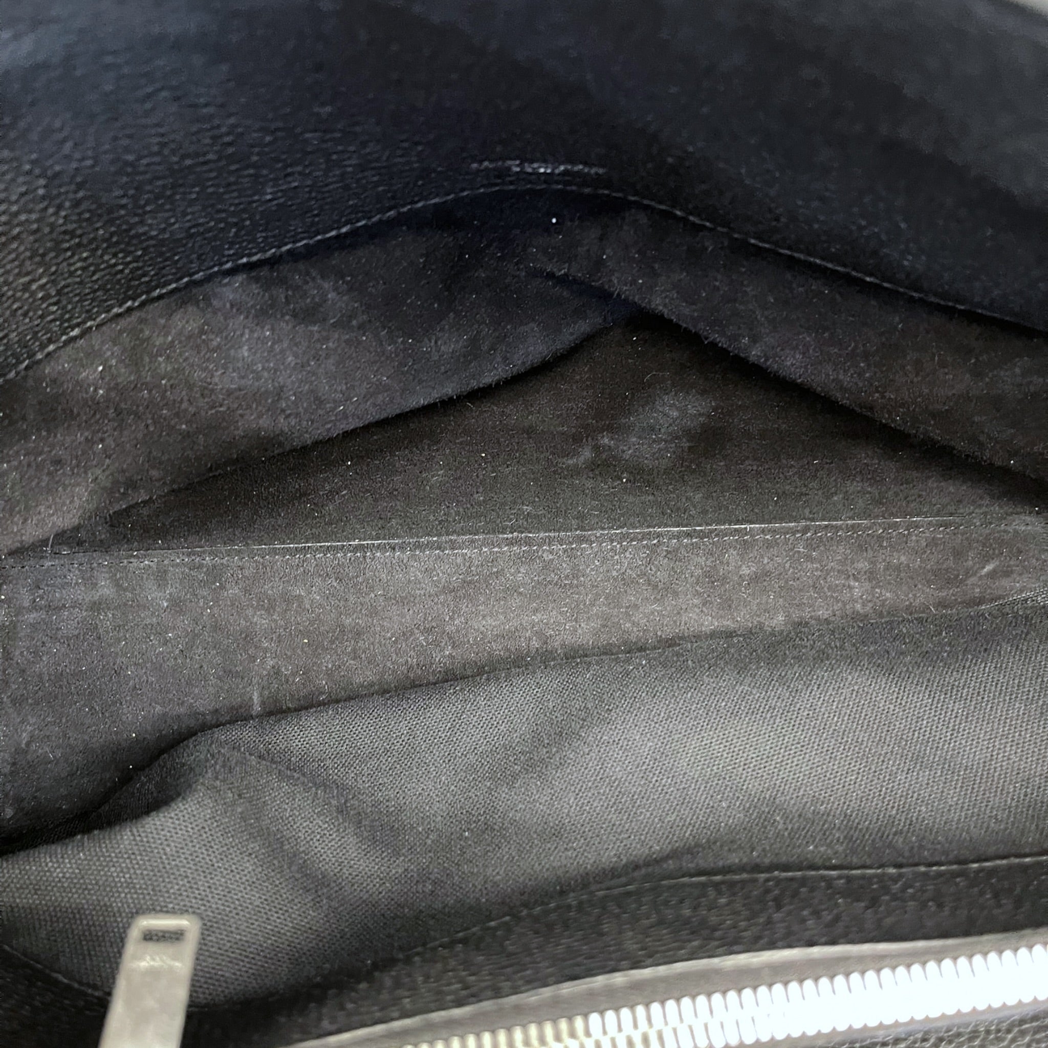 Saint Laurent Sac De Jour Large Black Grained Leather