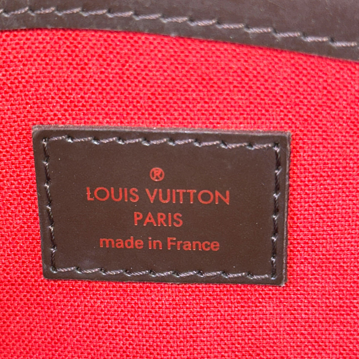 Louis Vuitton verona MM brown canvas leather shoulder bag