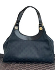 Gucci Charmy Shoulder Bag Black GG Canvas