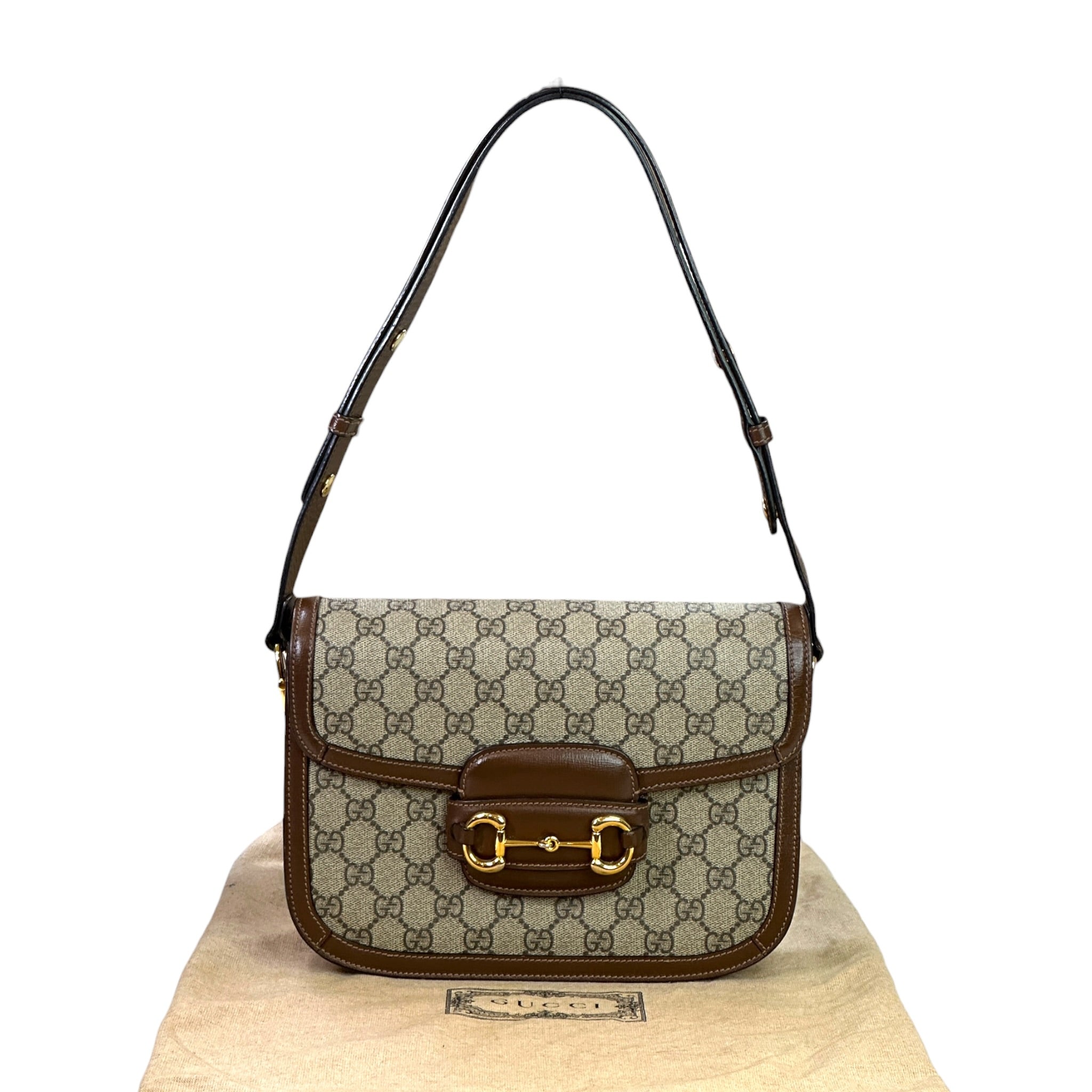 Gucci Horsebit 1955 Shoulder Bag GG Supreme Canvas