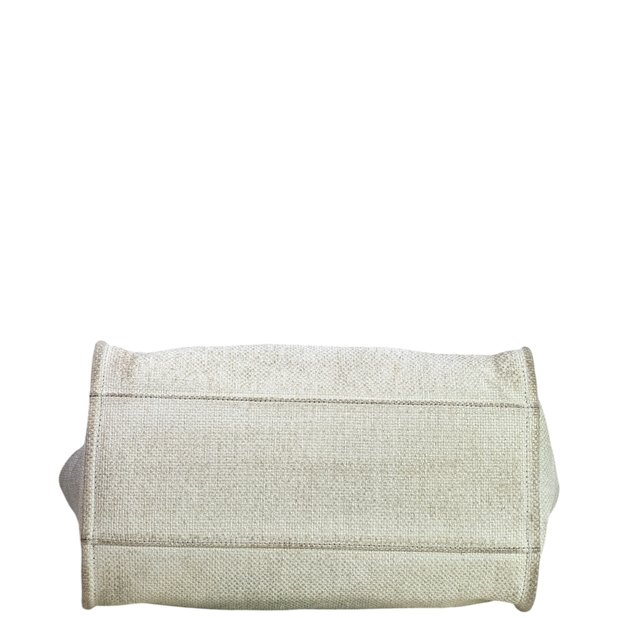 Chanel Deauville Shopper Tote White Canvas