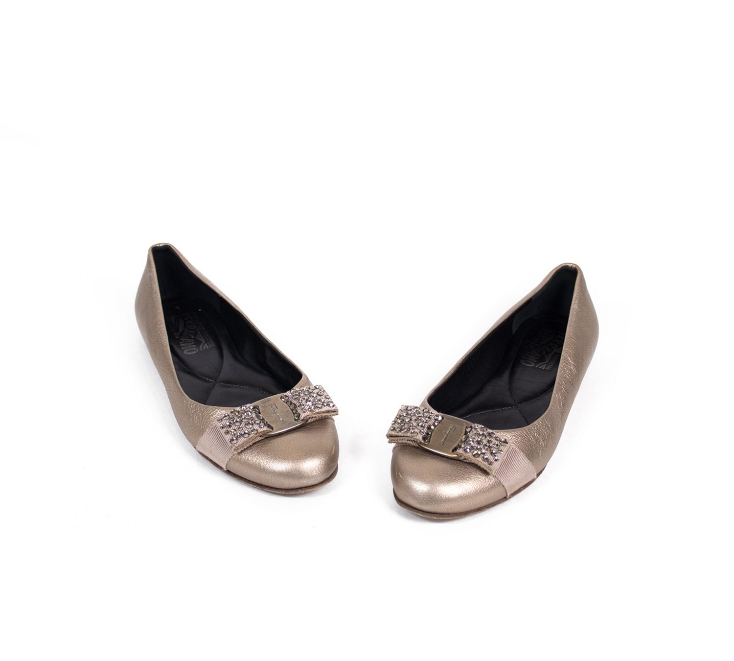 Metallic Nubuck Ballet Flat-6M