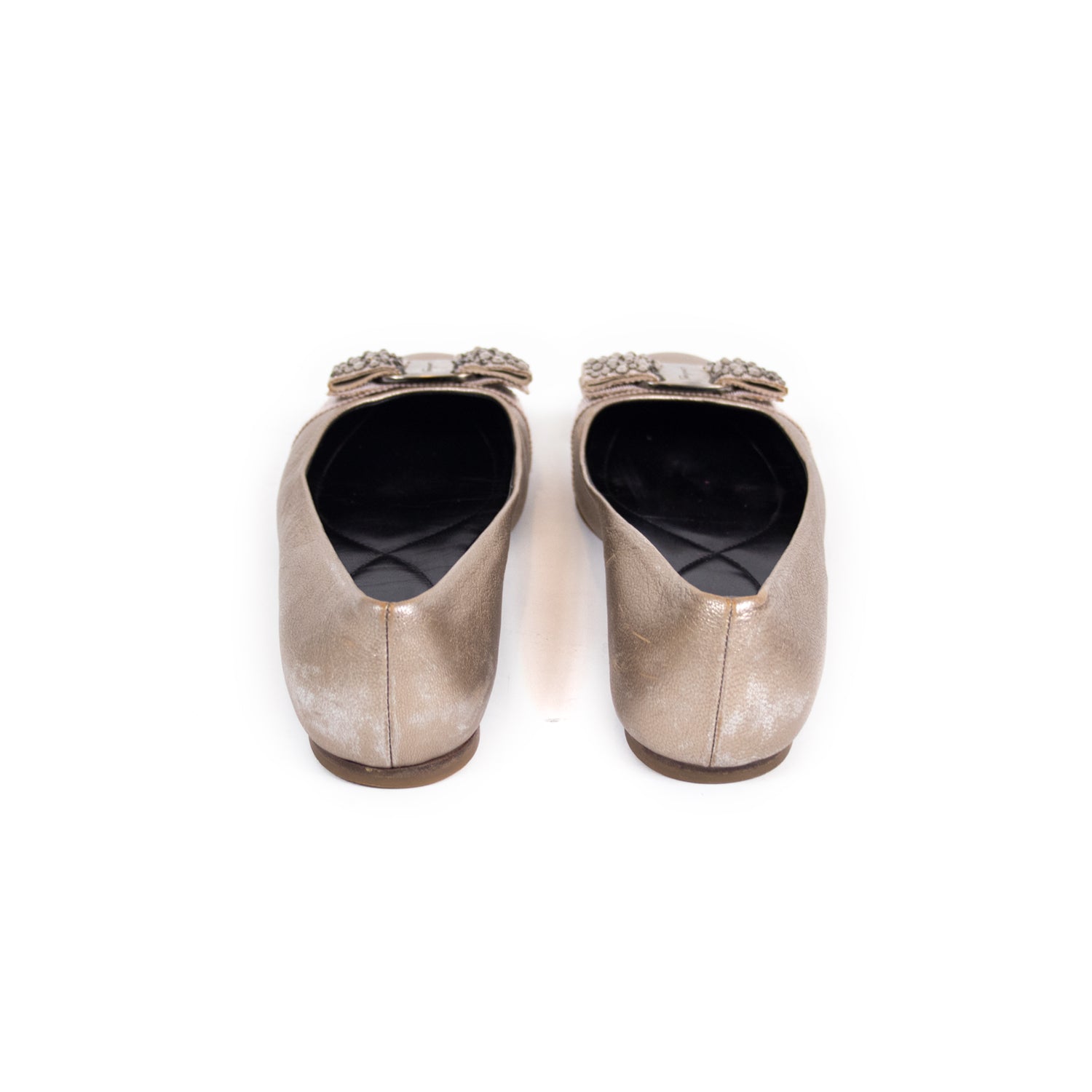 Metallic Nubuck Ballet Flat-6M