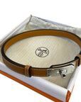 Hermès Kelly 18 Belt Gold Epsom PHW 55 cm to 100 cm
