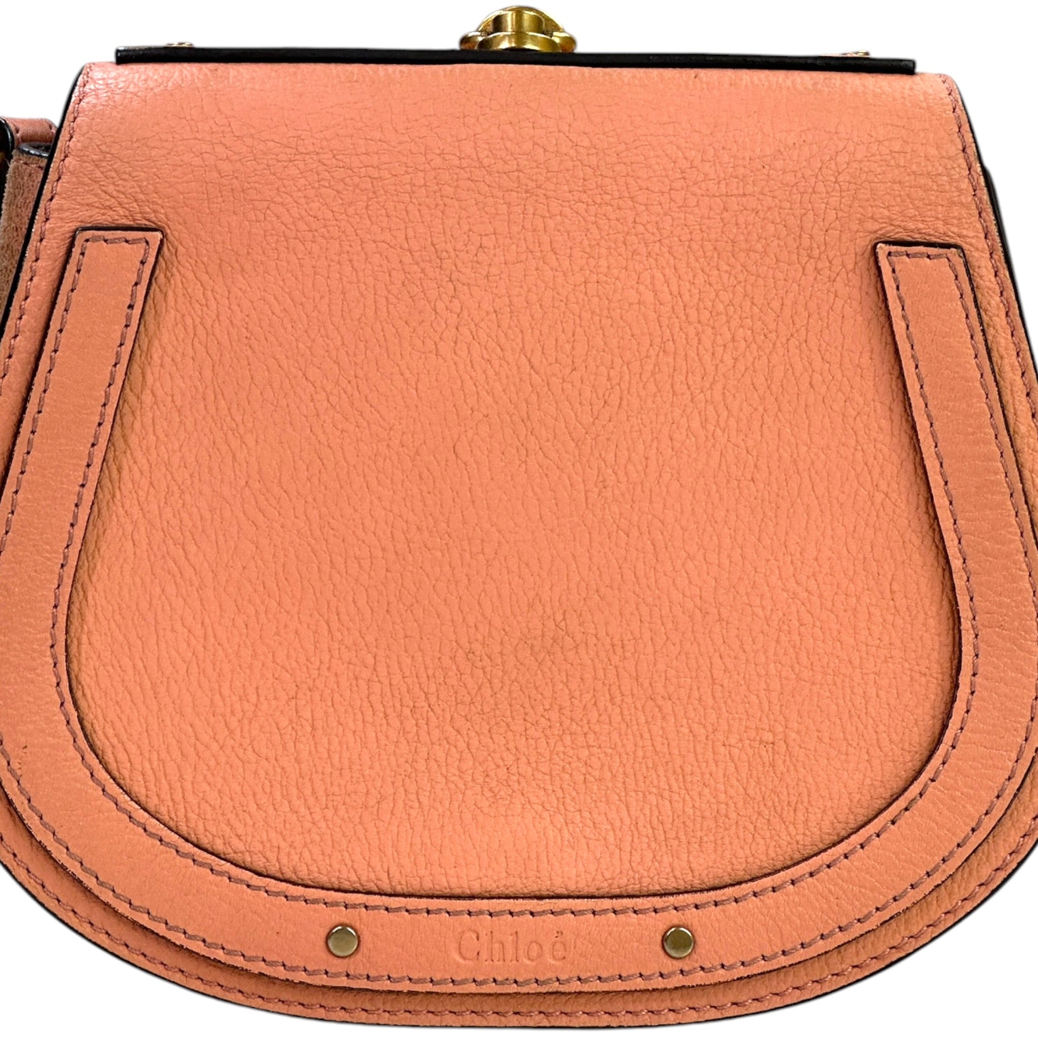 Chloé Nile Bracelet Bag Small Pink Leather