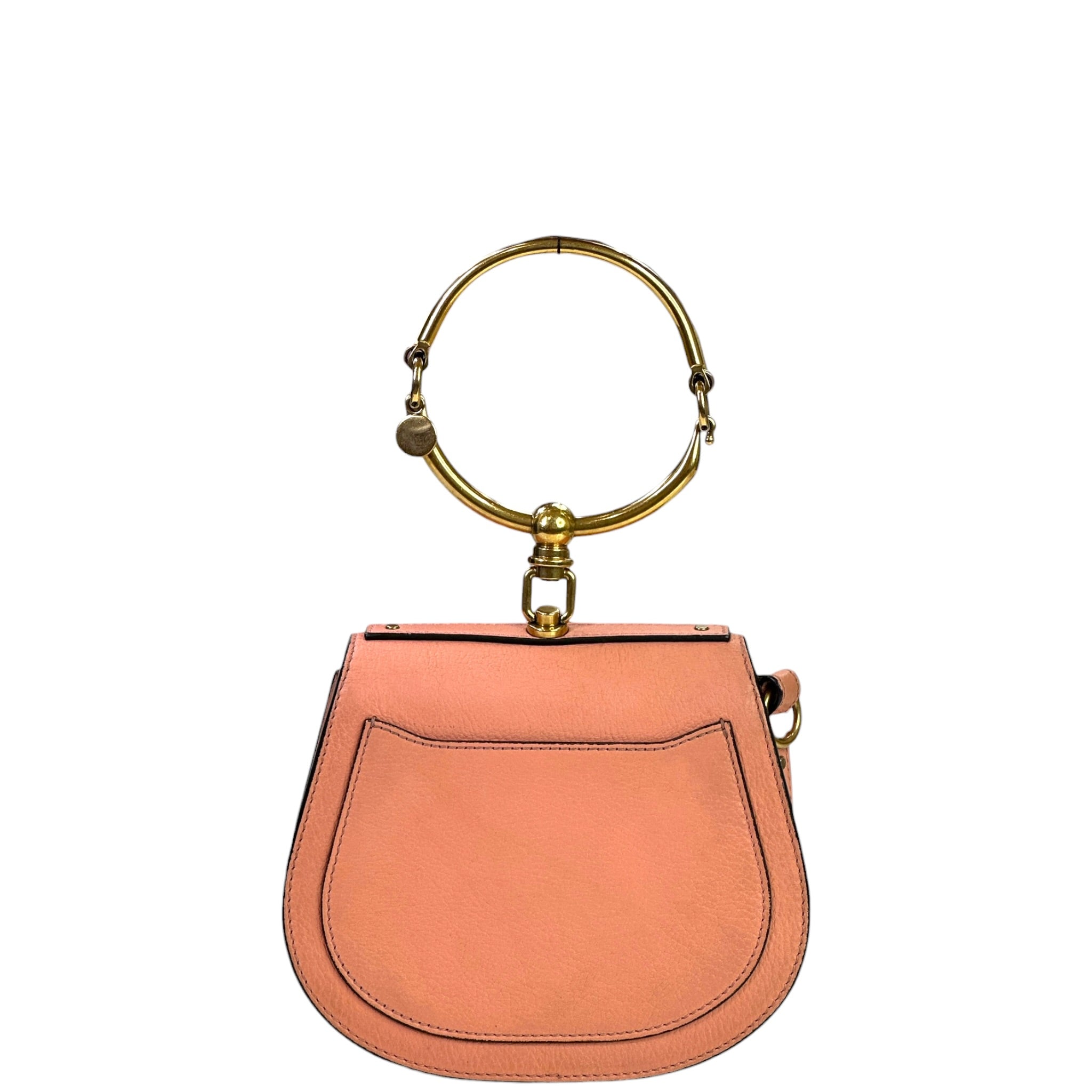 Chloé Nile Bracelet Bag Small Pink Leather