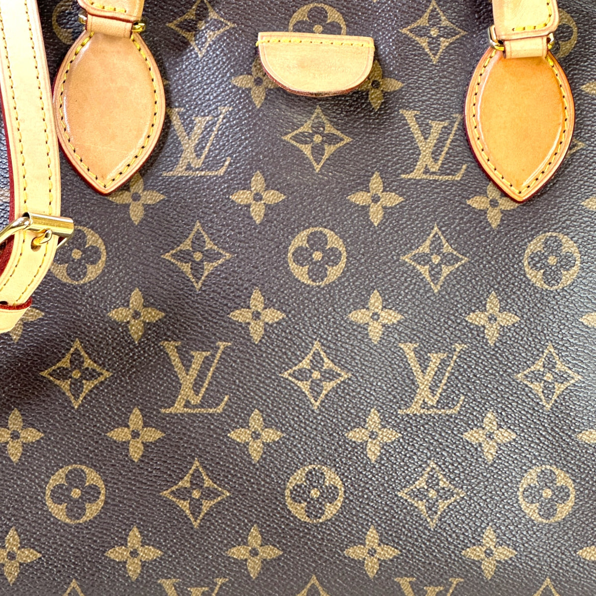Louis Vuitton Rivoli PM brown canvas leather handbag