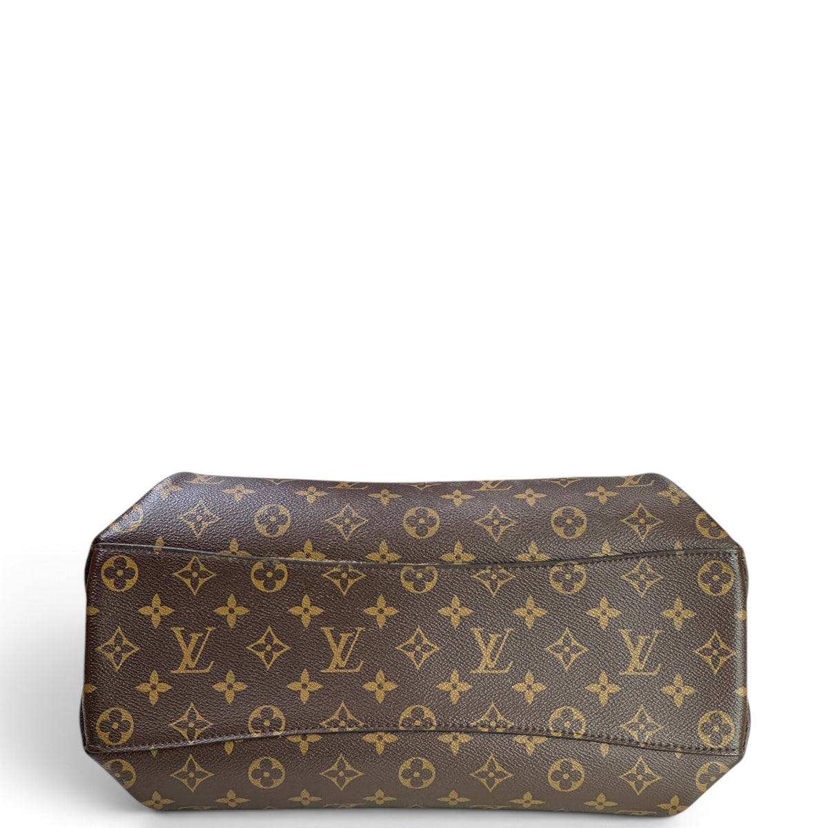 Louis Vuitton Rivoli PM brown canvas leather handbag