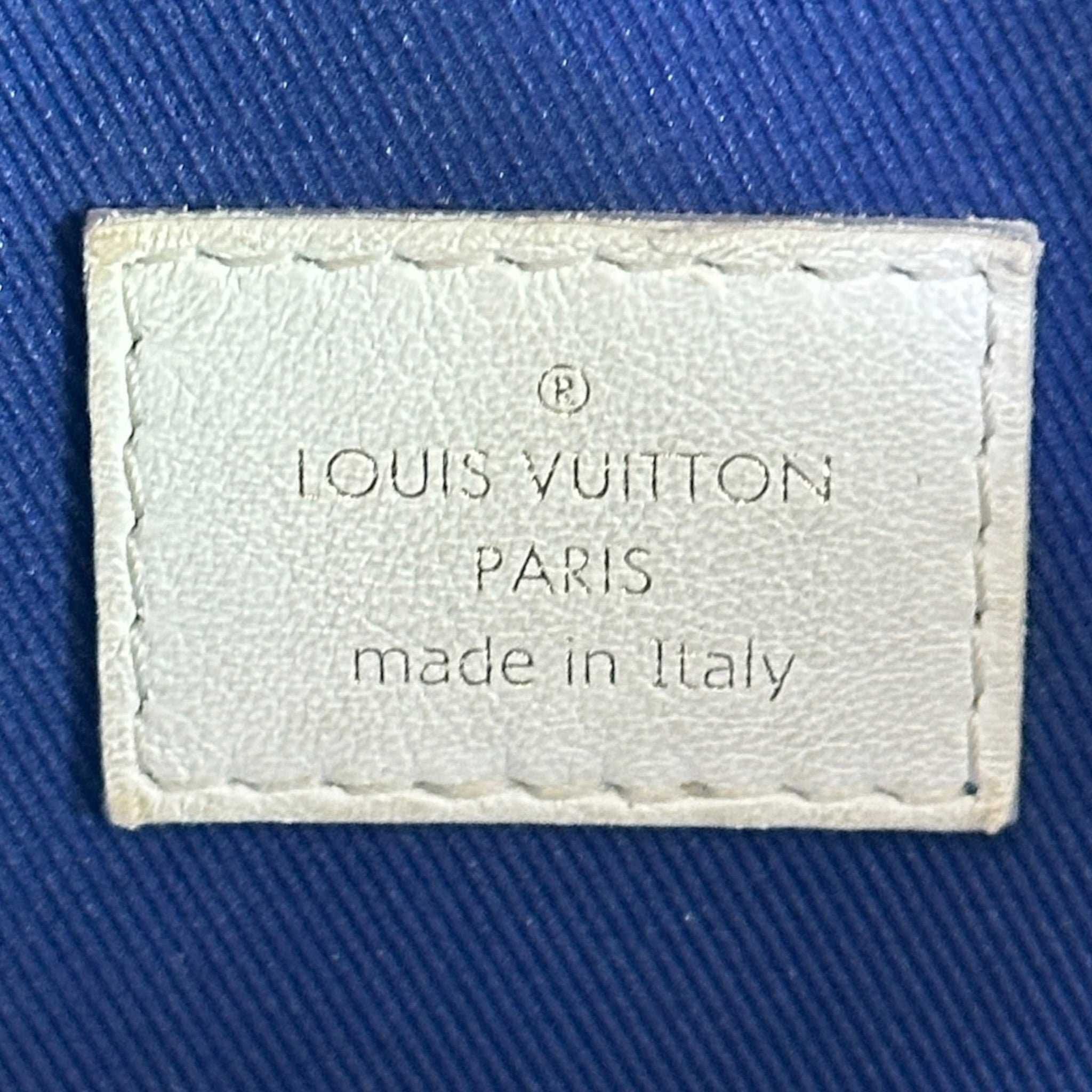 Louis Vuitton Palm Springs Backpack Mini Blue Velvet Monogram Jacquard