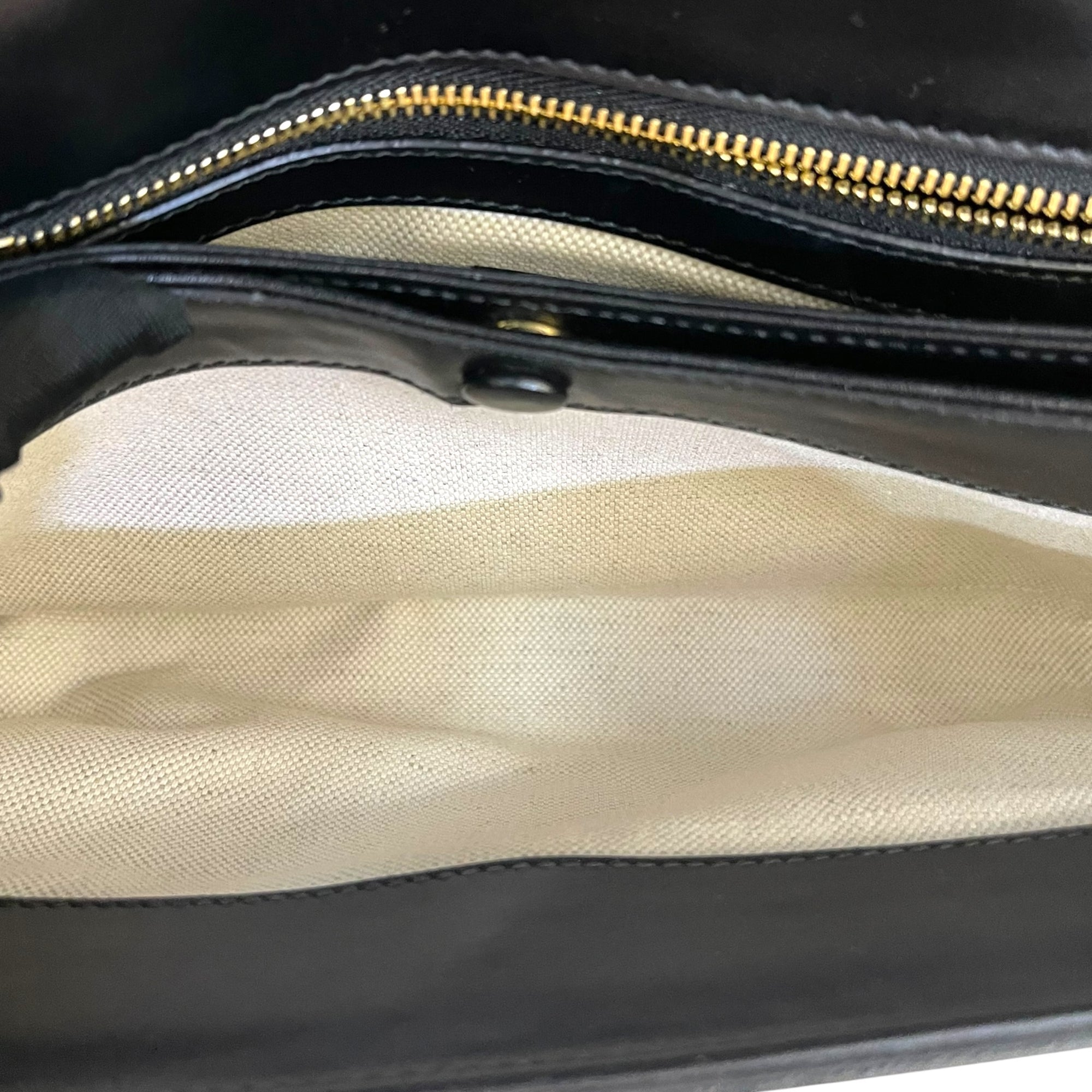 Gucci GG Matelassé Small Shoulder Bag Black Guccissima Leather