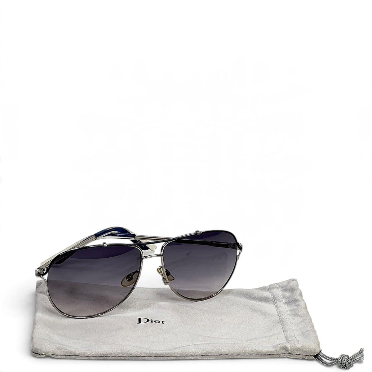 Christian Dior aviator navy gradient sunglasses