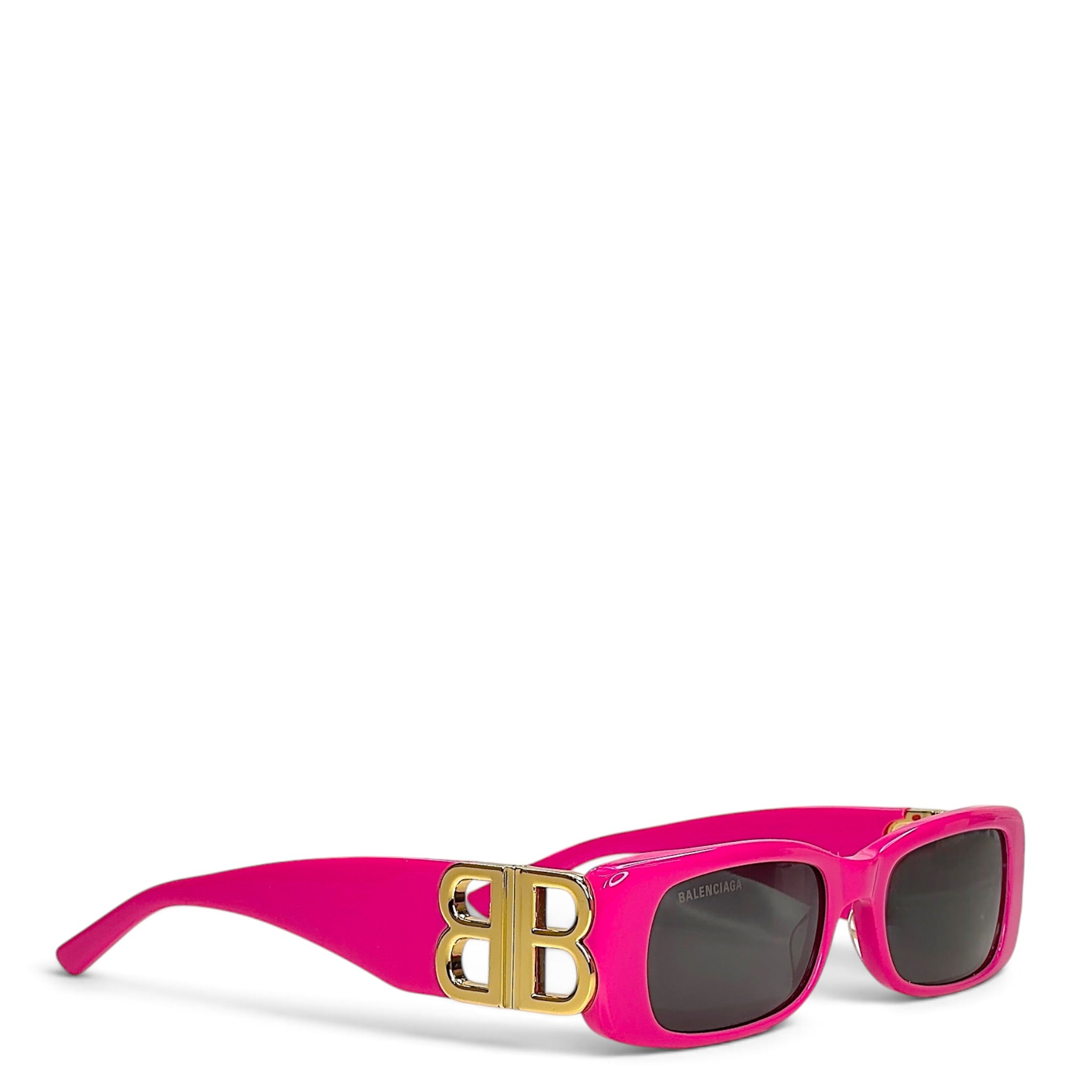 Balenciaga Neon Pink Sunglasses BB0095S
