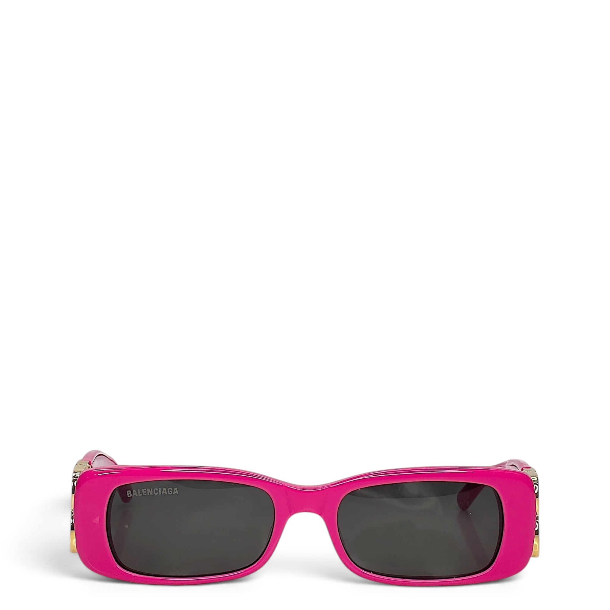 Balenciaga Neon Pink Sunglasses BB0095S