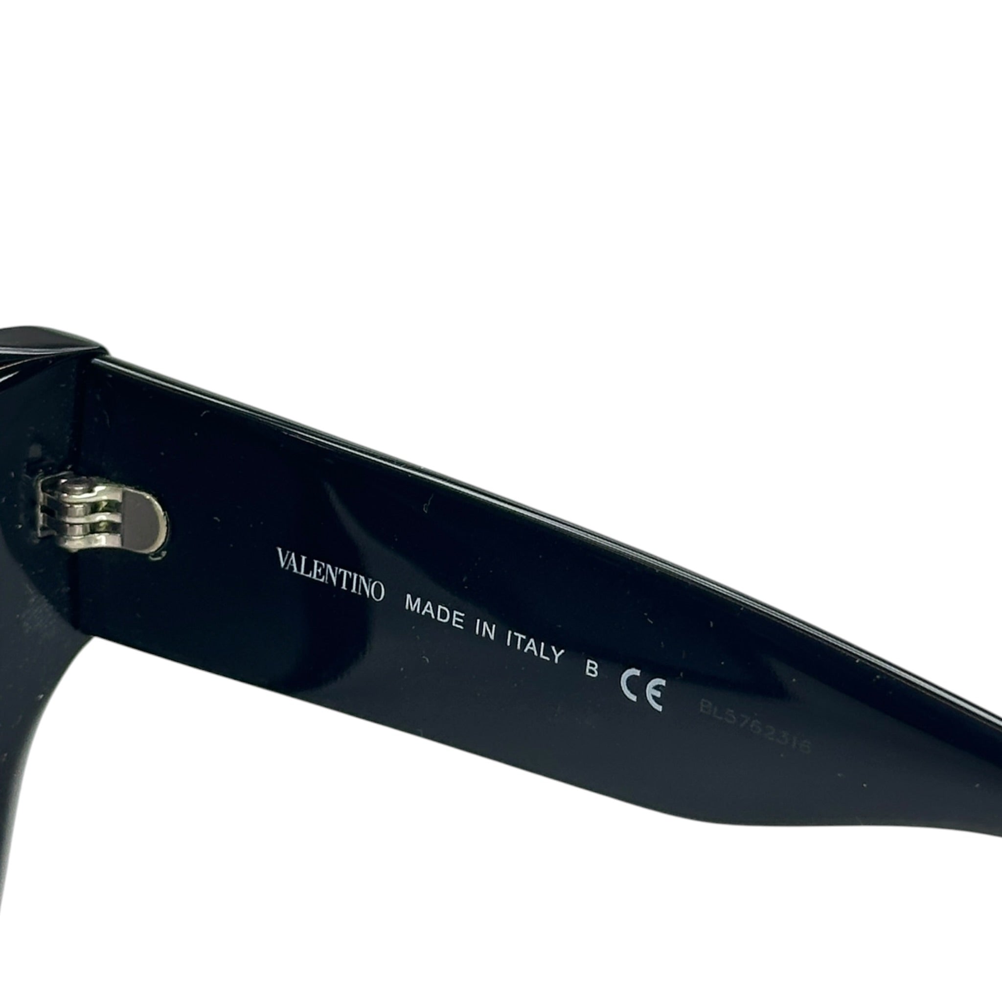 Valentino Garvani V-Sette Black Sunglasses