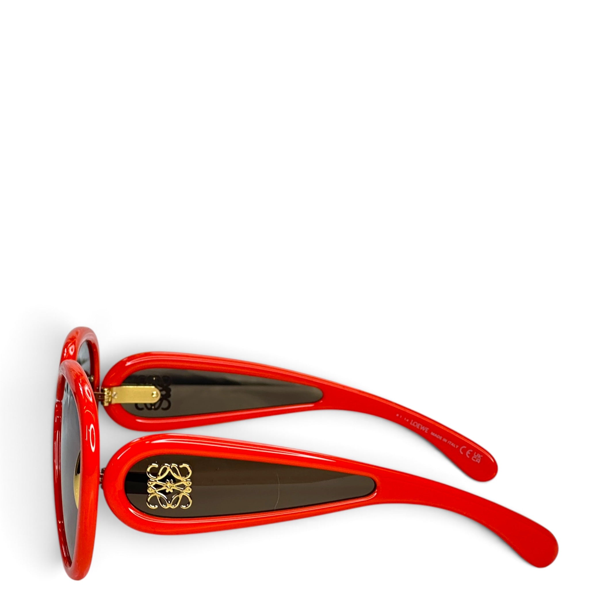 Loewe Pilot Mask Shiny Orange Sunglasses LW40132I