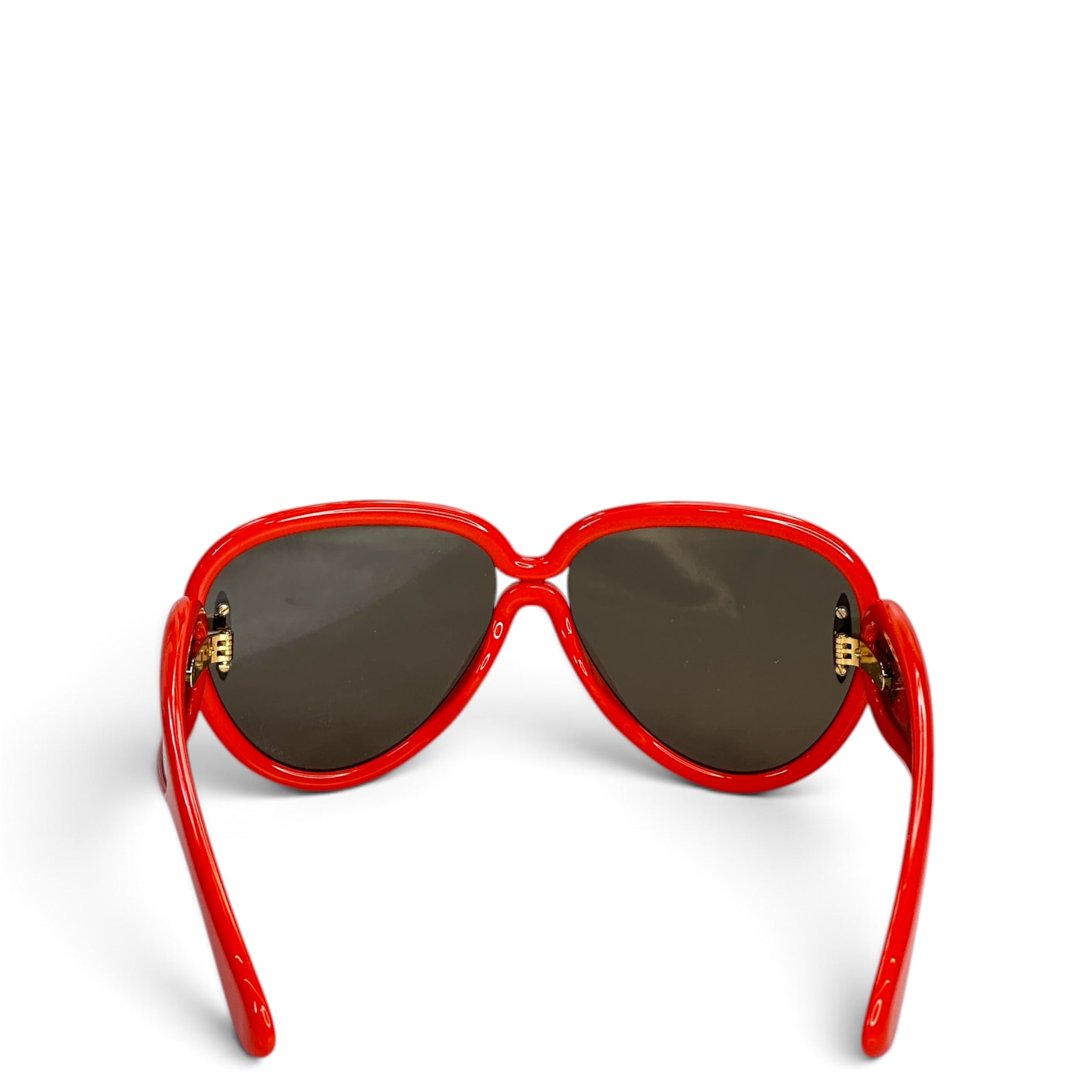 Loewe Pilot Mask Shiny Orange Sunglasses LW40132I