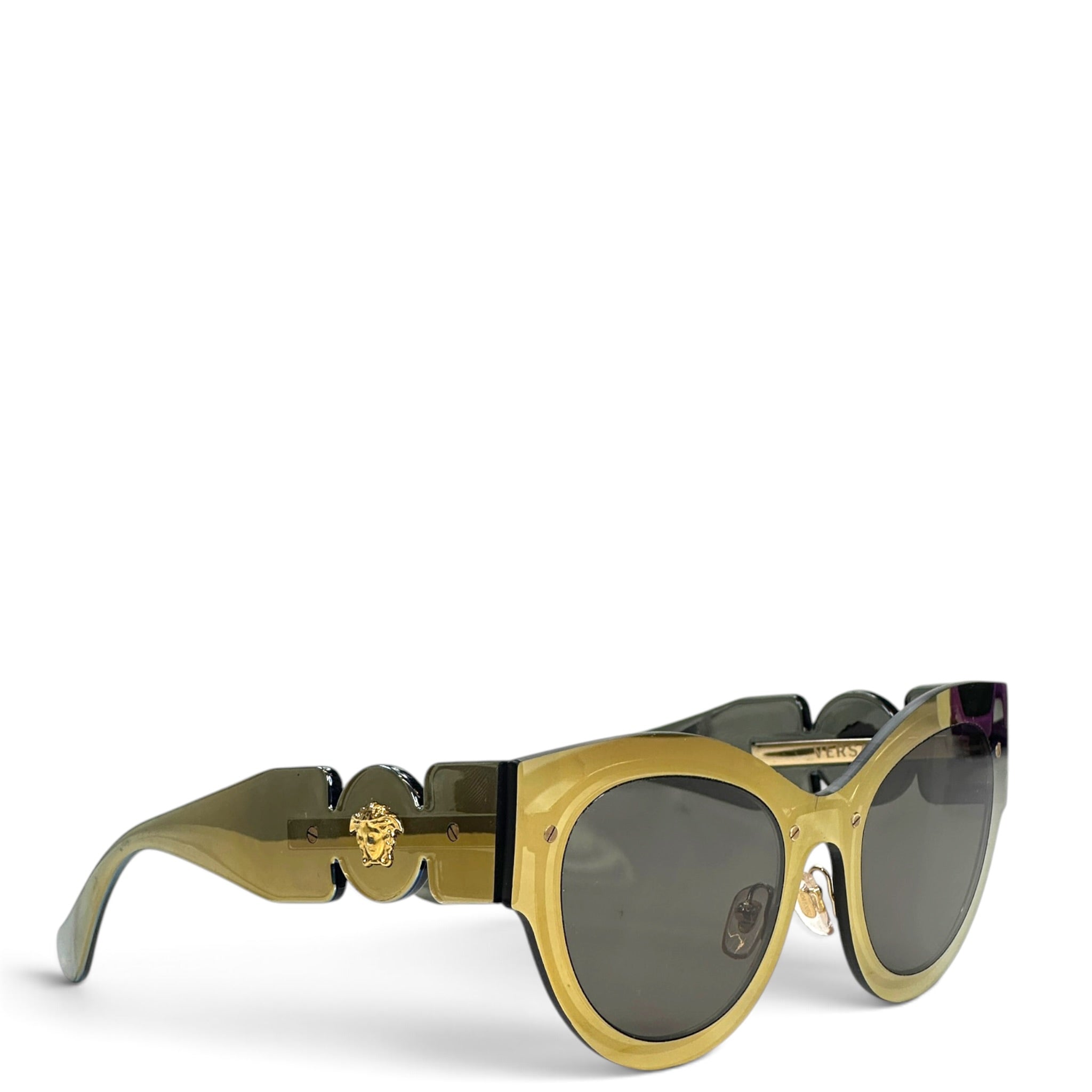 Versace VE2234 Gold Mirror Frame Sunglasses