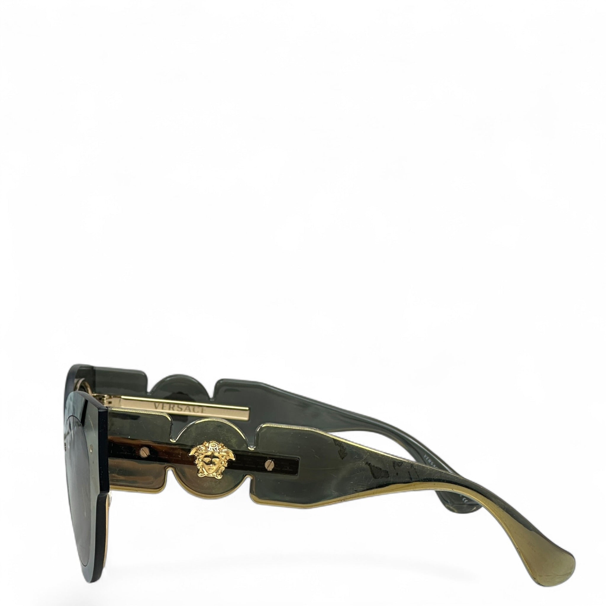 Versace VE2234 Gold Mirror Frame Sunglasses