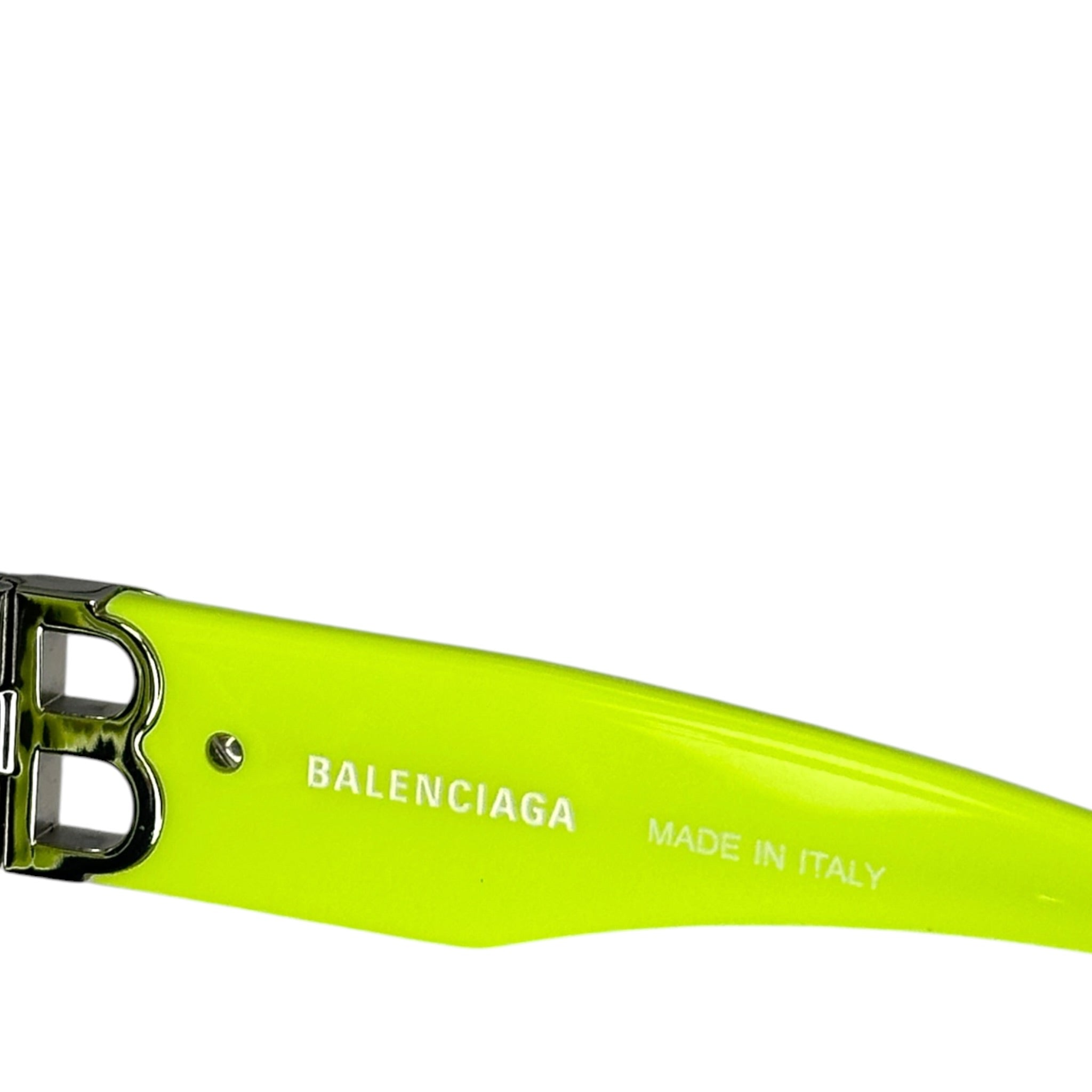 Balenciaga Neon green Sunglasses BB0095S