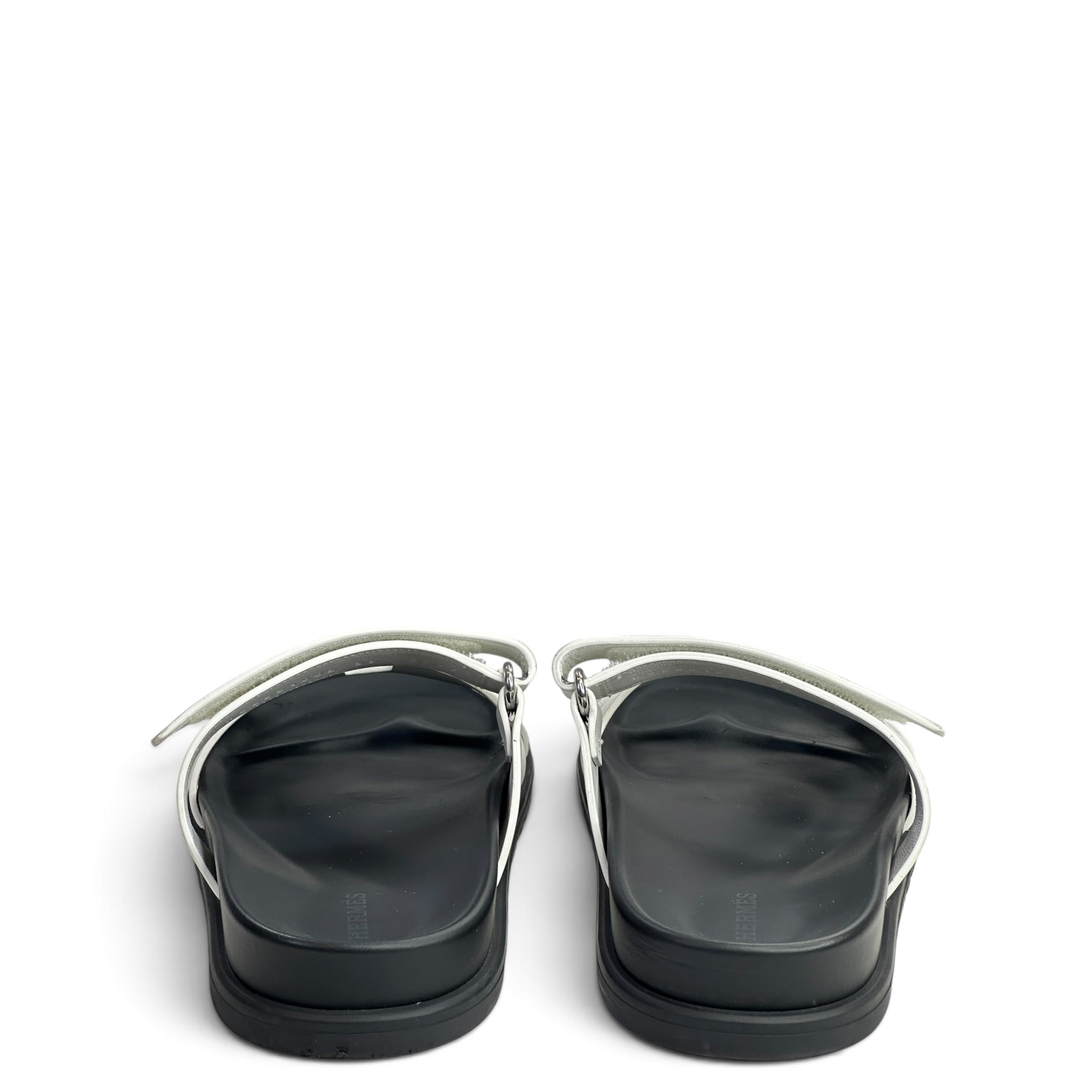 Hermès Chypre White Sandals